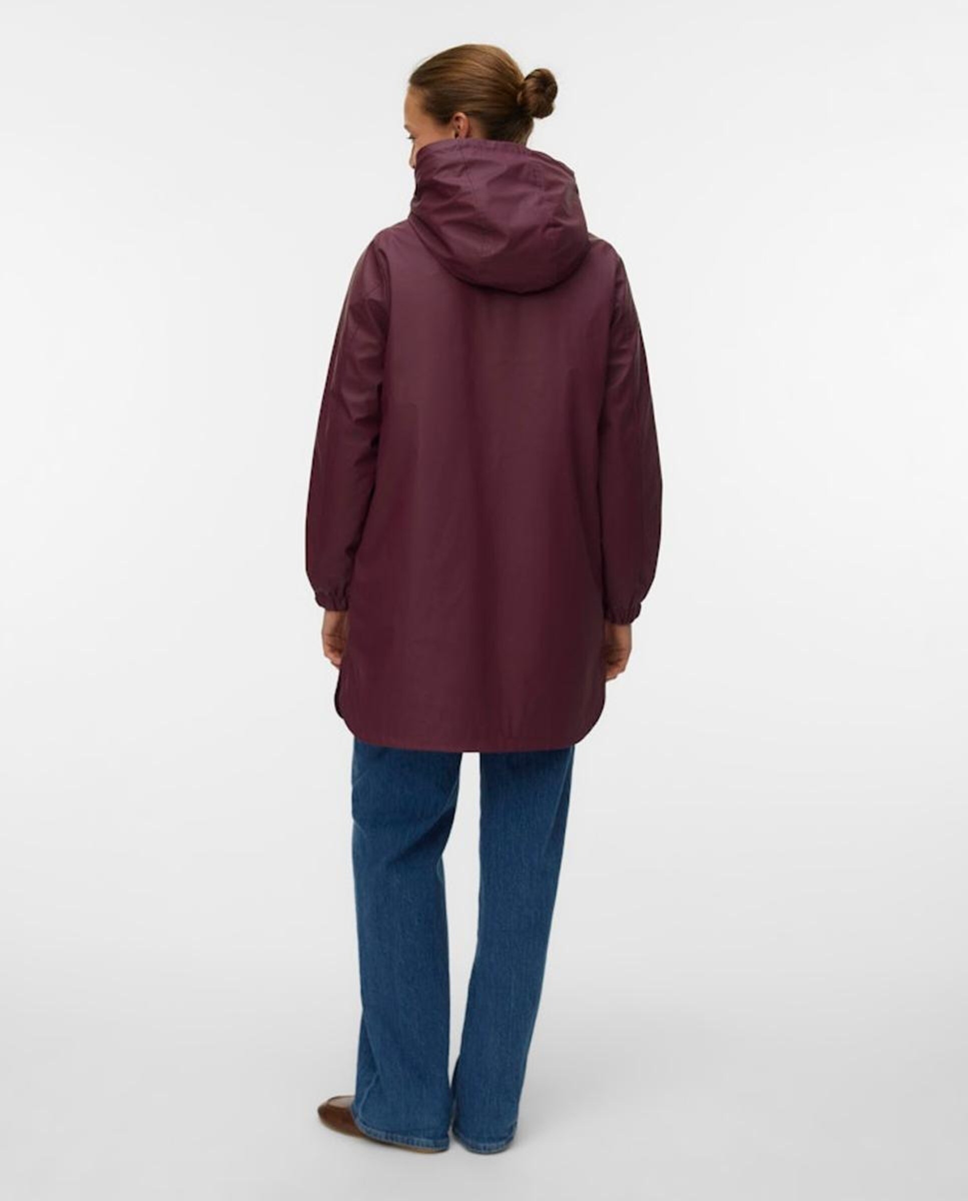 Peak Time L60042 Chubasquero Para Mujer Con Capucha Grande: Impermeable, Cortavientos Y Transpirable (Ideal Primavera/Otoño)