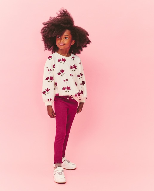 Imagem 0 de Conjunto de 2 Peças: Sweatshirt com All Over Print e Estampado Posicional e Leggings Debruadas