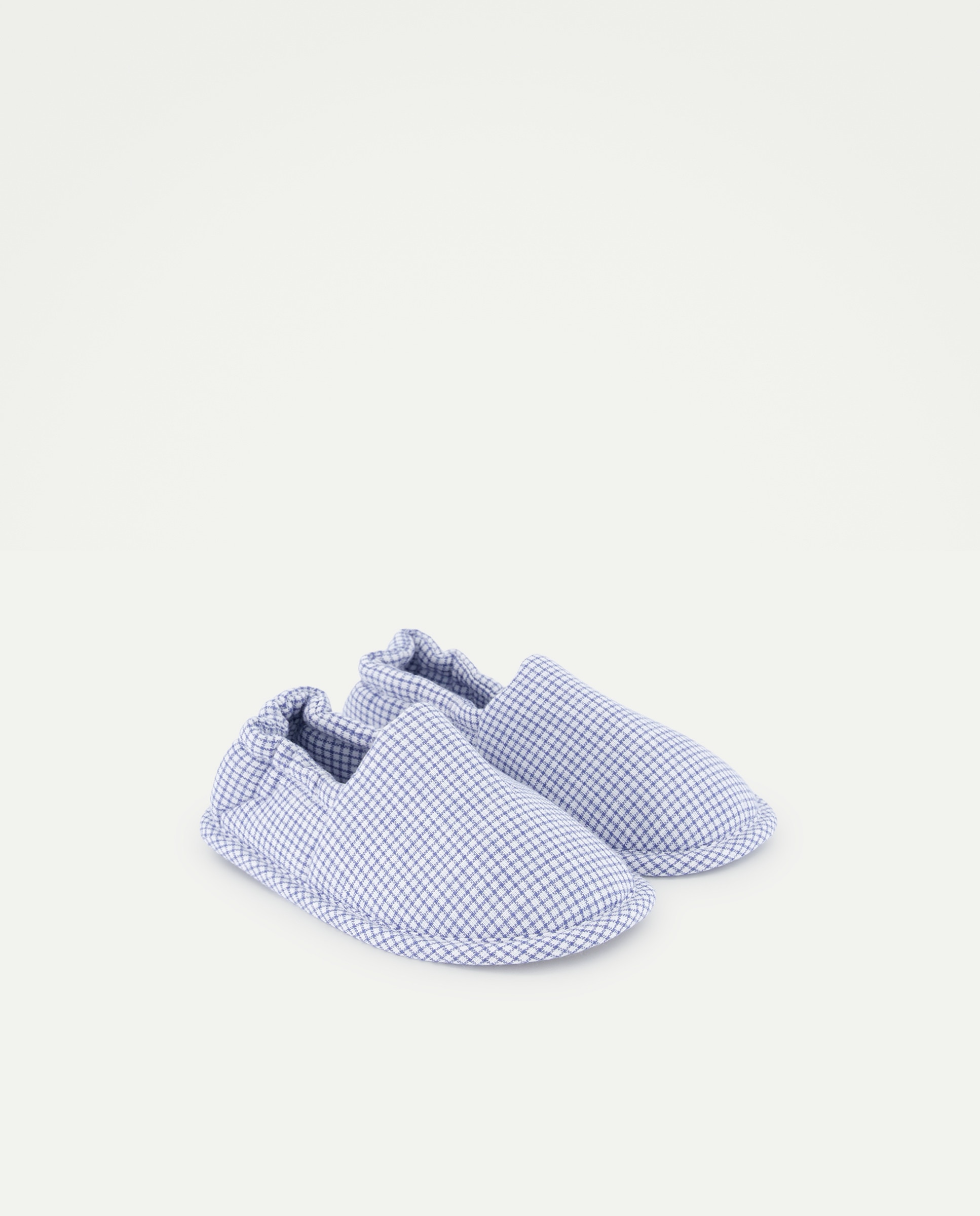 Zapatilla bebés cerrada con goma trasera Azul marino-2