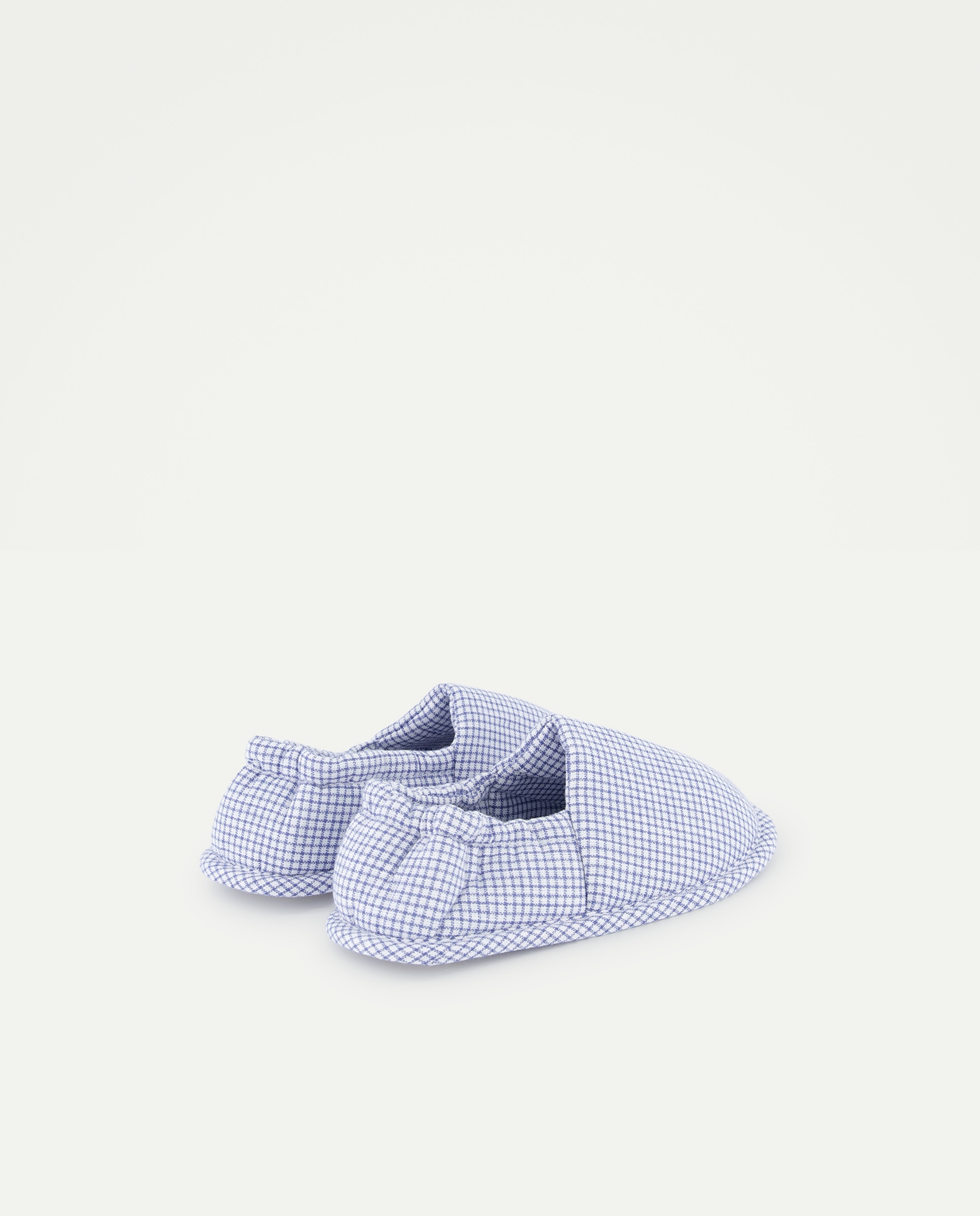 Zapatilla bebés cerrada con goma trasera Azul marino-3