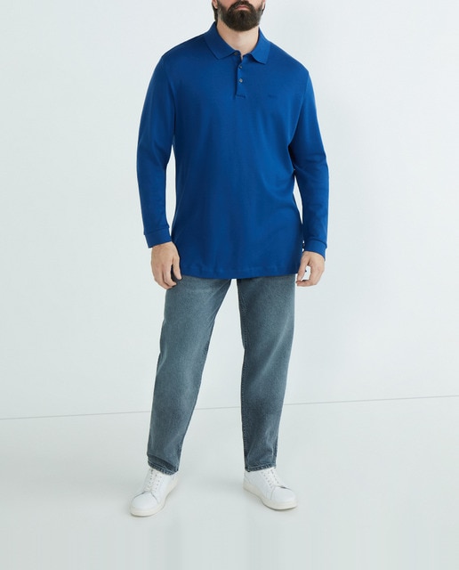 Imagen 0 de Polo manga larga de hombre tallas grandes