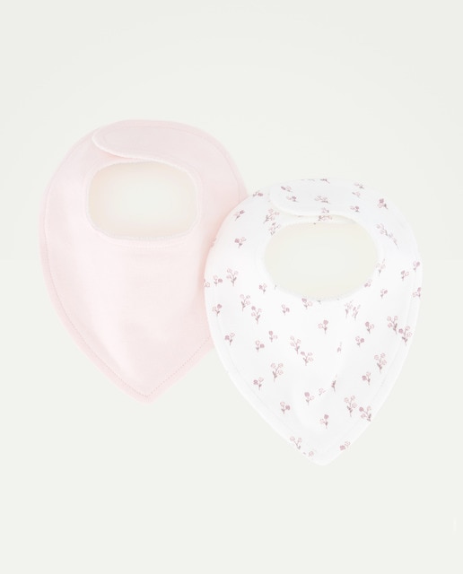 Imagen 0 de Pack 2 baberos de bebé estampados
