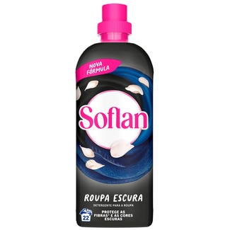 Detergente Máquina Roupa Líquido Roupa Escura embalagem 900 ml - Soflan