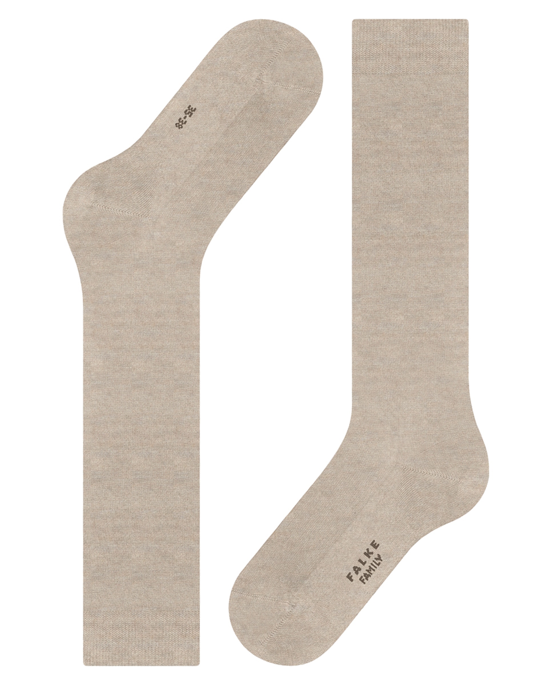 Meias altas básicas Cru-4