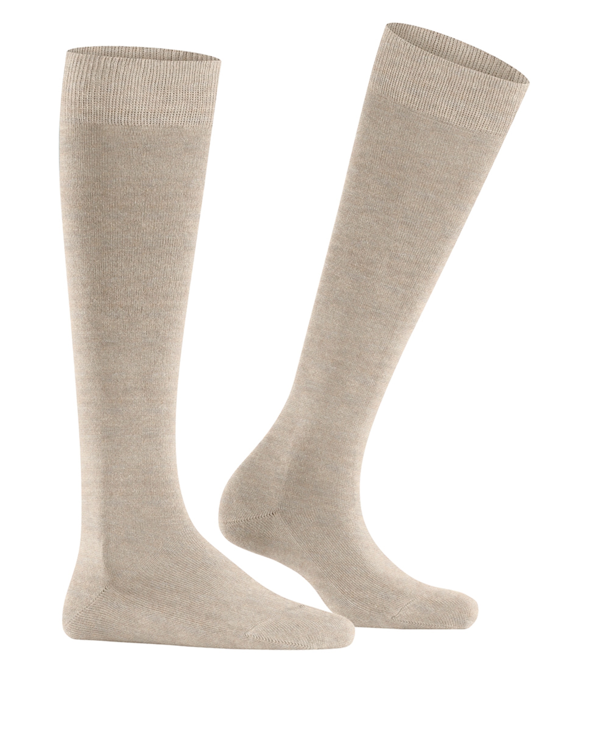 Meias altas básicas Cru-1