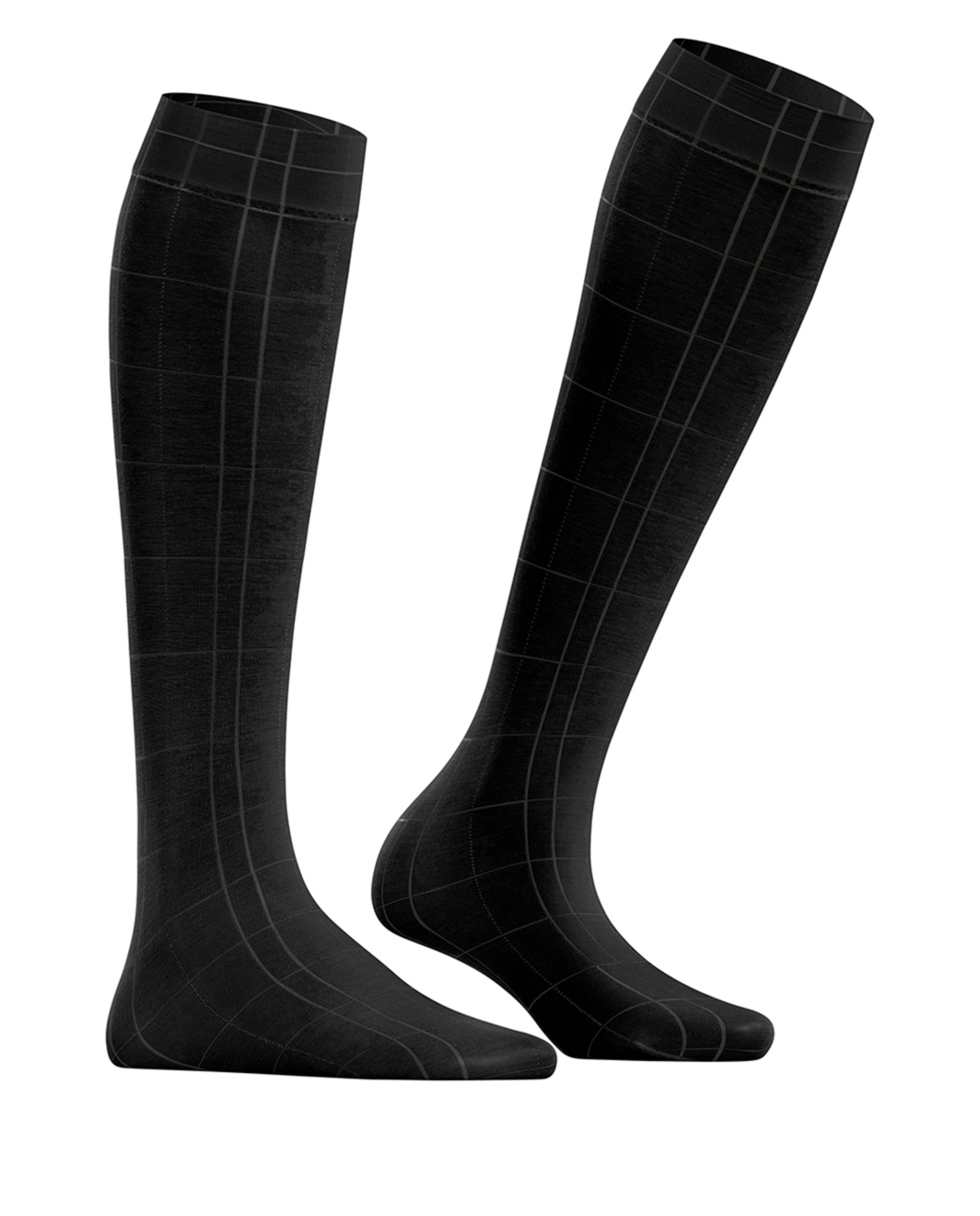 Mini Meias Semi Opacas Estampadas Preto-1