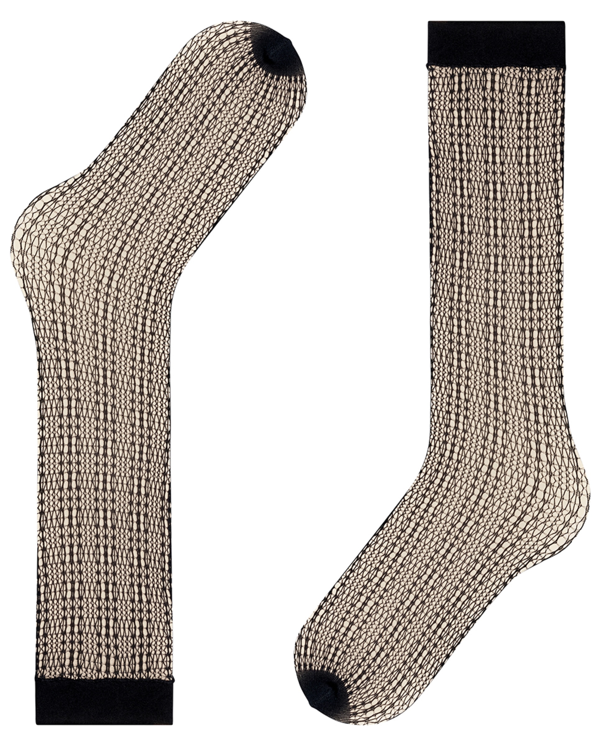 Mini Meias Rendilhadas Preto-4