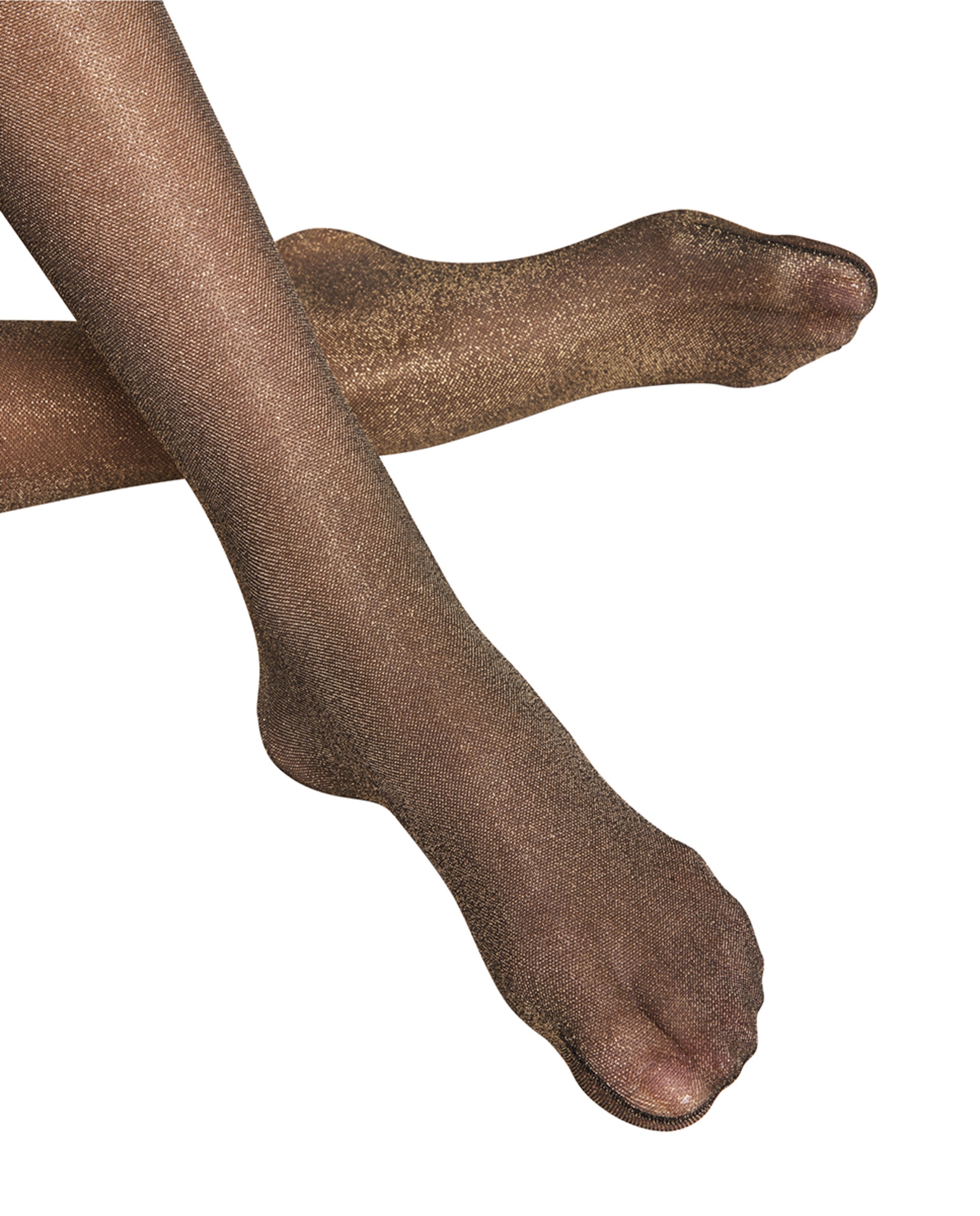 Collants com Fio Metalizado Ouro-6