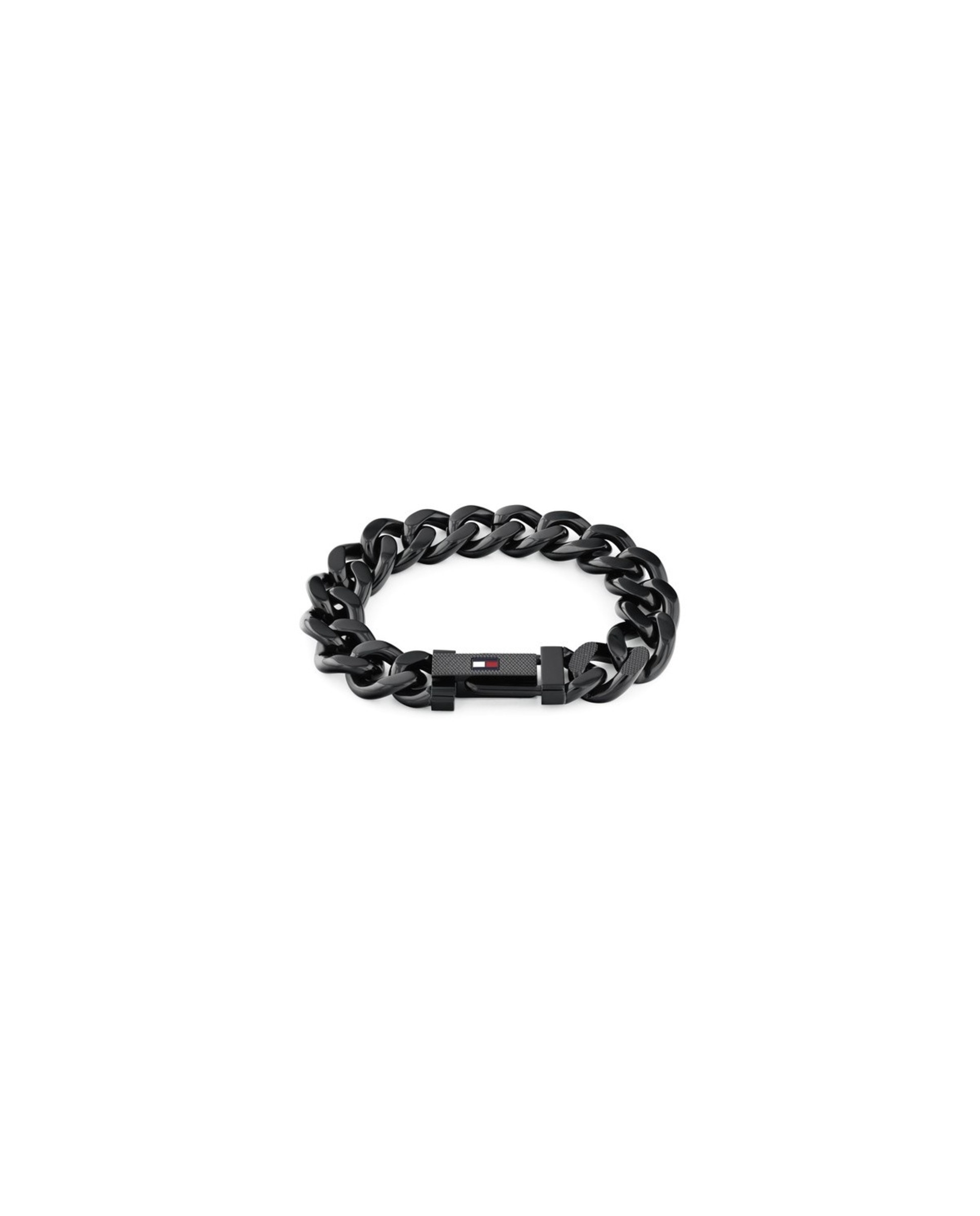 Pulseira Aço Malha IP Preto 1