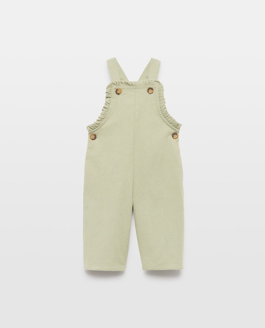 Imagen 0 de Peto largo bebé niña de lino