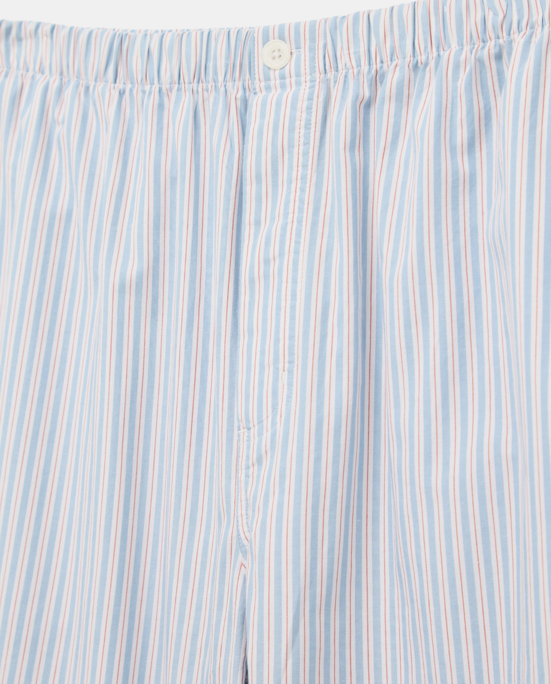 Pijama hombre algodón rayas 400 Azul-4