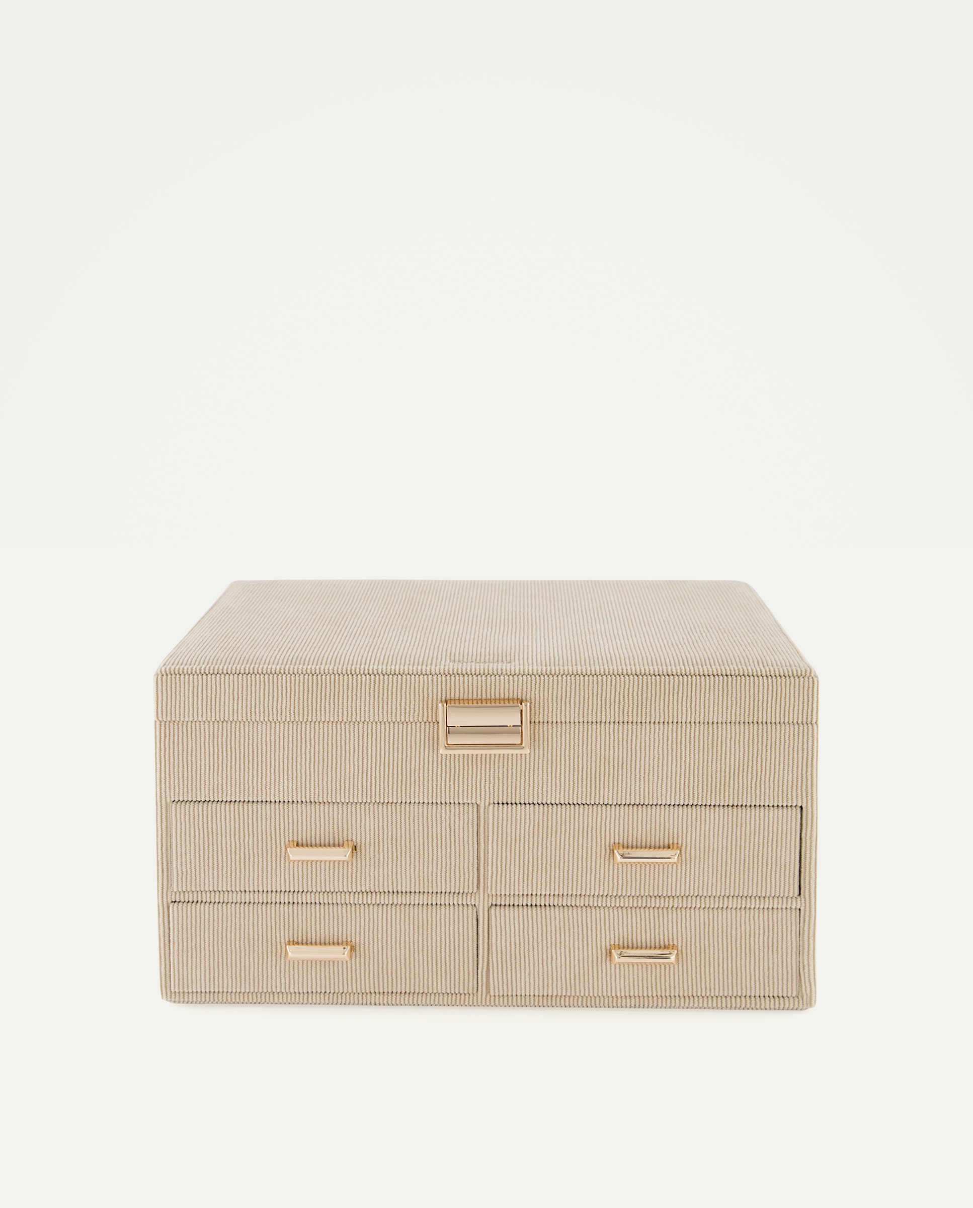 Imagem 0 de Guarda-Joias Grande com Gavetas e Bombazina Fina