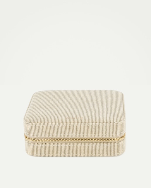 Imagem 0 de Guarda-Joias de Bombazina Fina Quadrado