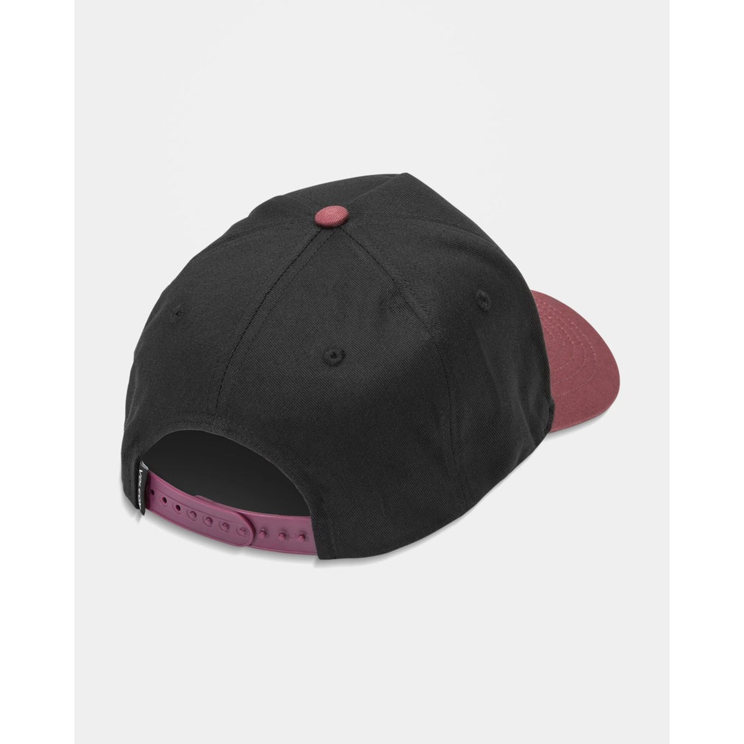 Boné Embossed Stone Adj - Preto e Bordeaux 2