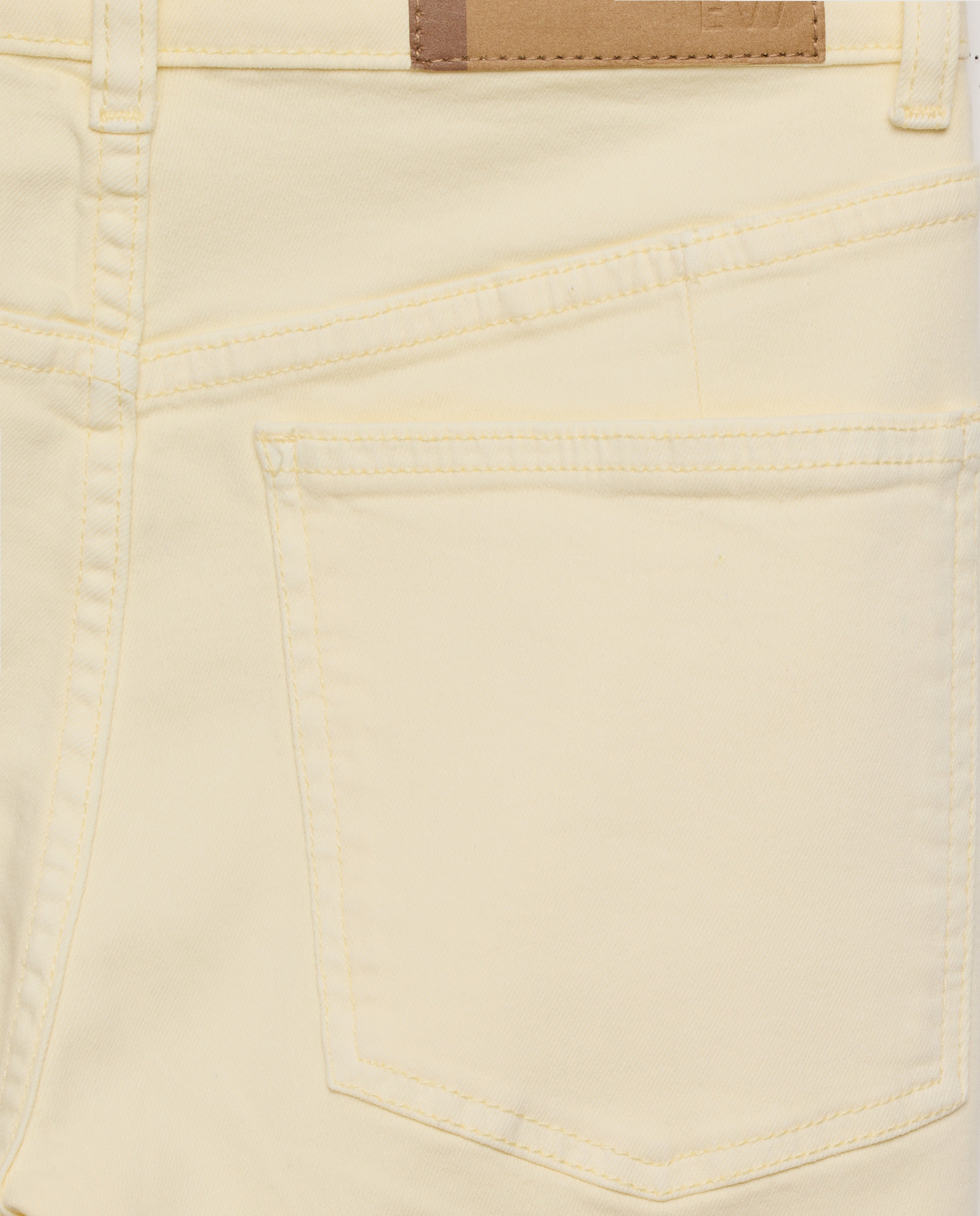 Calças Cropped Flare 310 Amarelo Claro-5