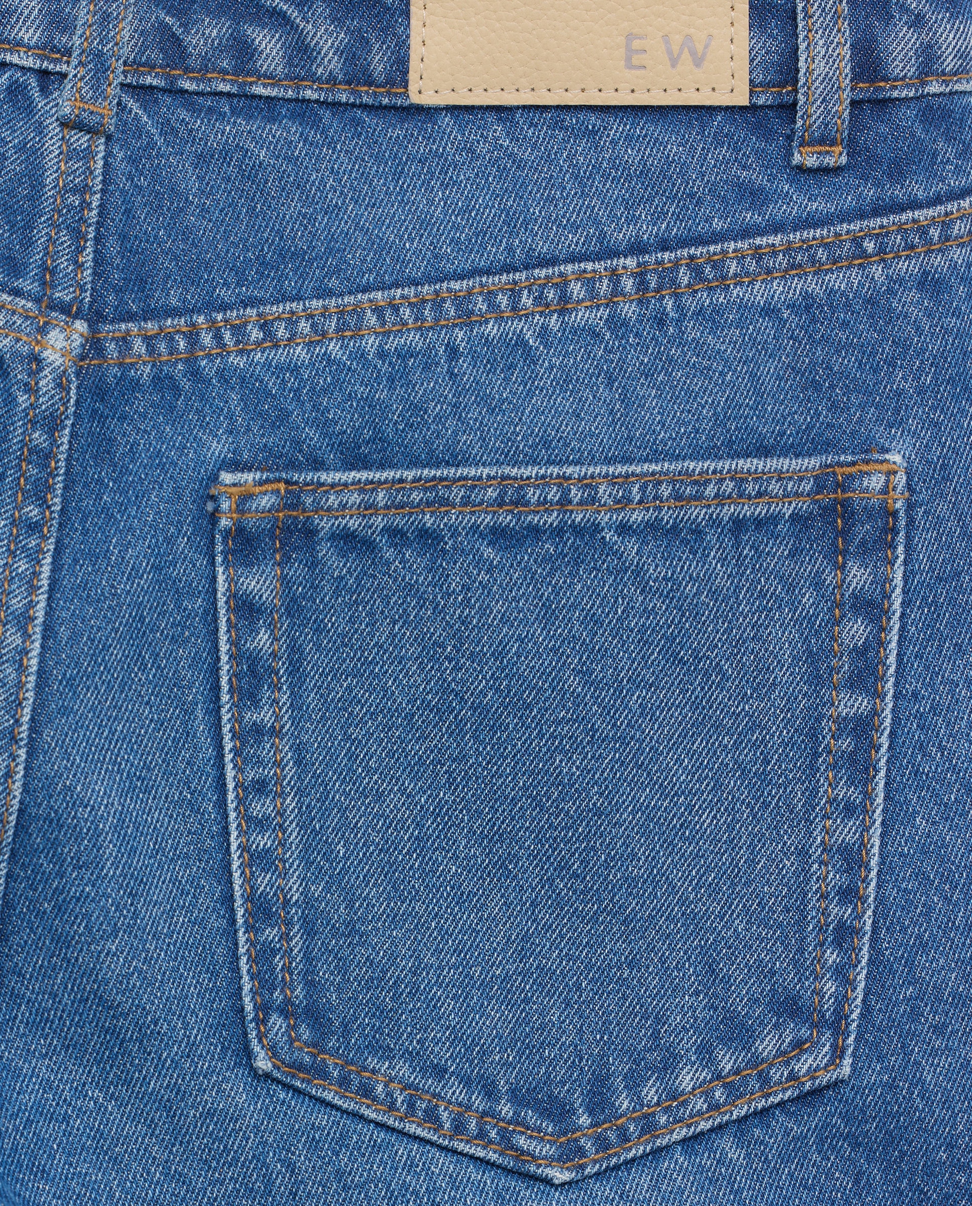 Jeans Straight Cropped com Cintura Subida Índigo-5