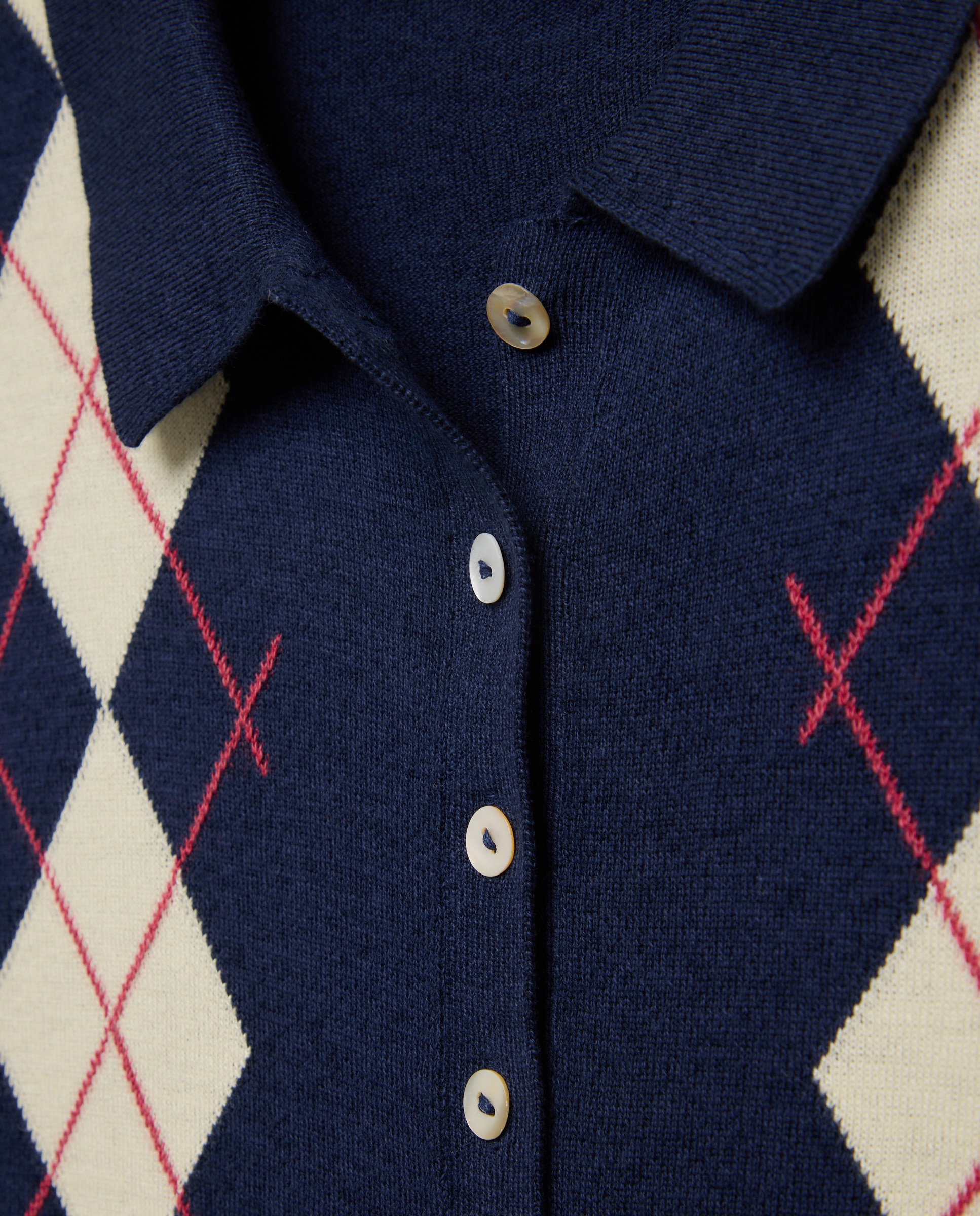 Camisola de Malha de Viscose Lisa Azul-6