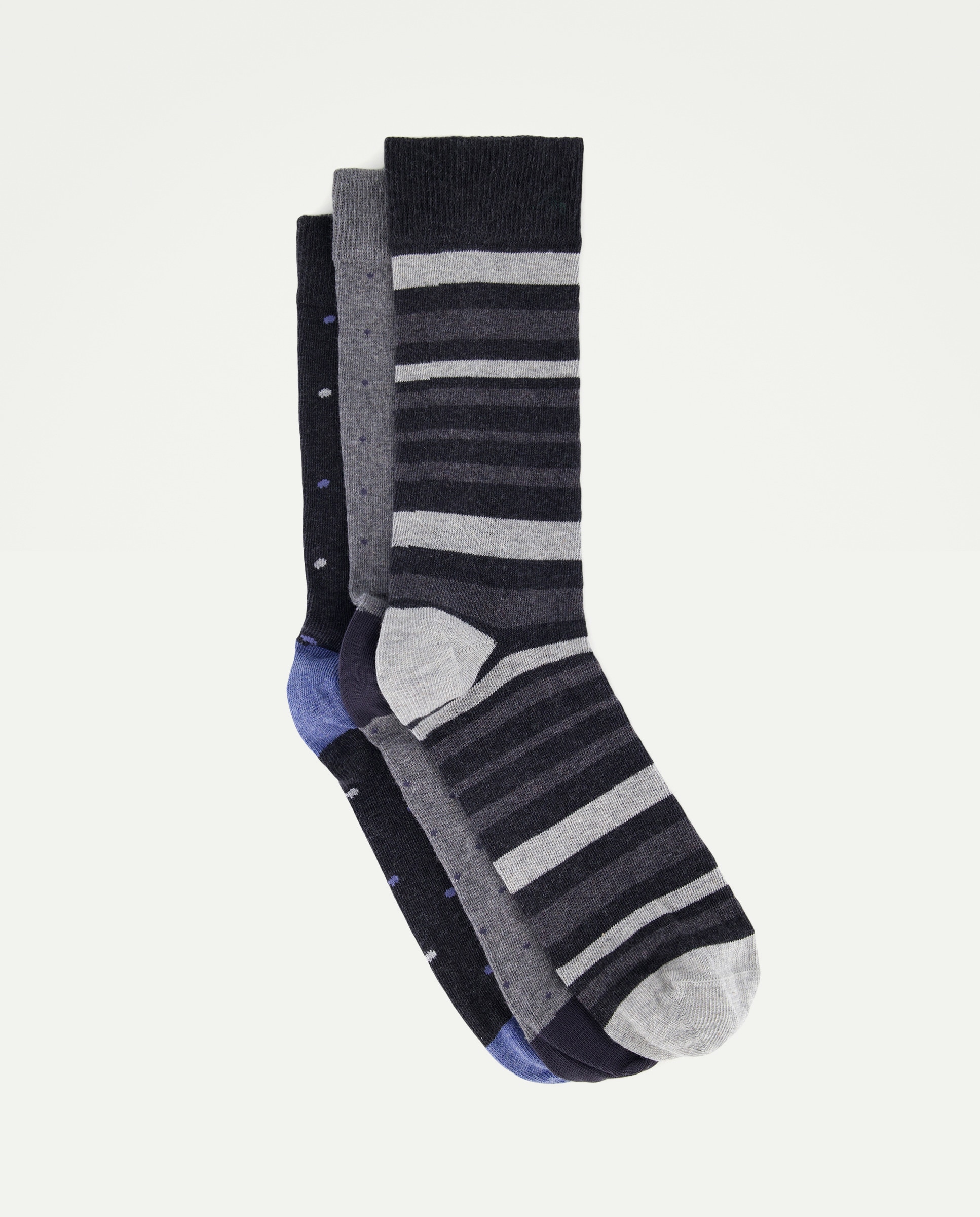 Imagem 0 de Pack de Três Pares de Meias Compridas com Fantasia. Produto Fabricado em Espanha