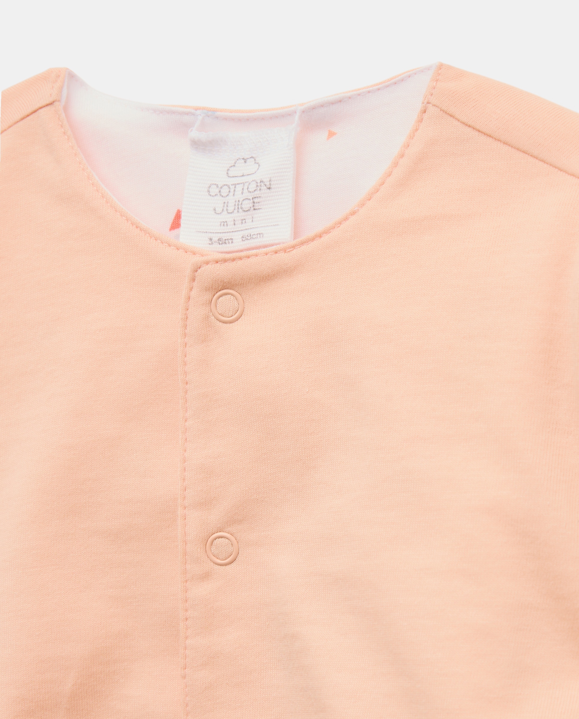 Casaco Reversível de Bebé com Estampado de Casas Vermelho-4