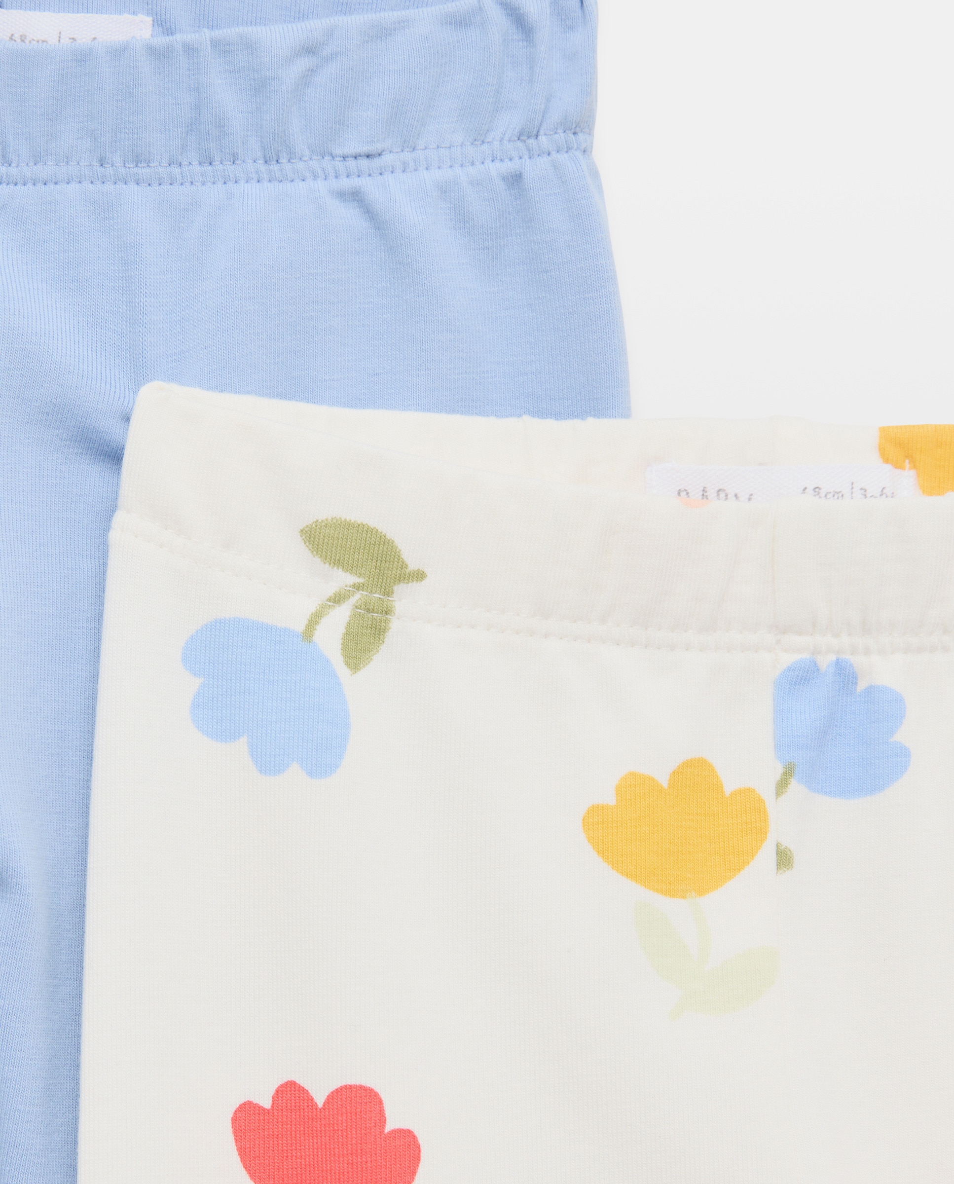Pack de Leggings Estampadas de Bebé Baby El Corte Inglés Branco-3