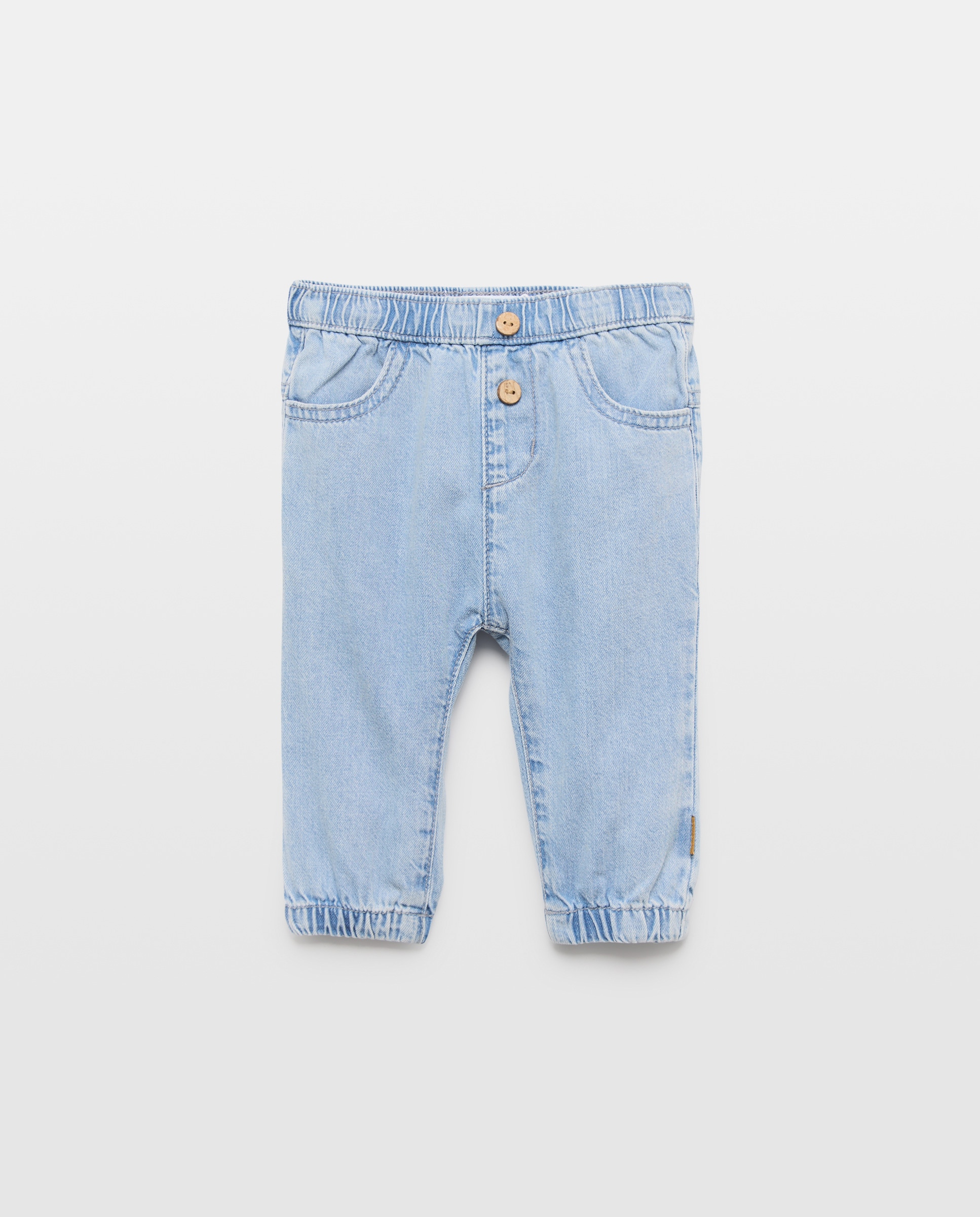 Jeans Loose Fit de Bebé Baby El Corte Inglés Cerúleo-1