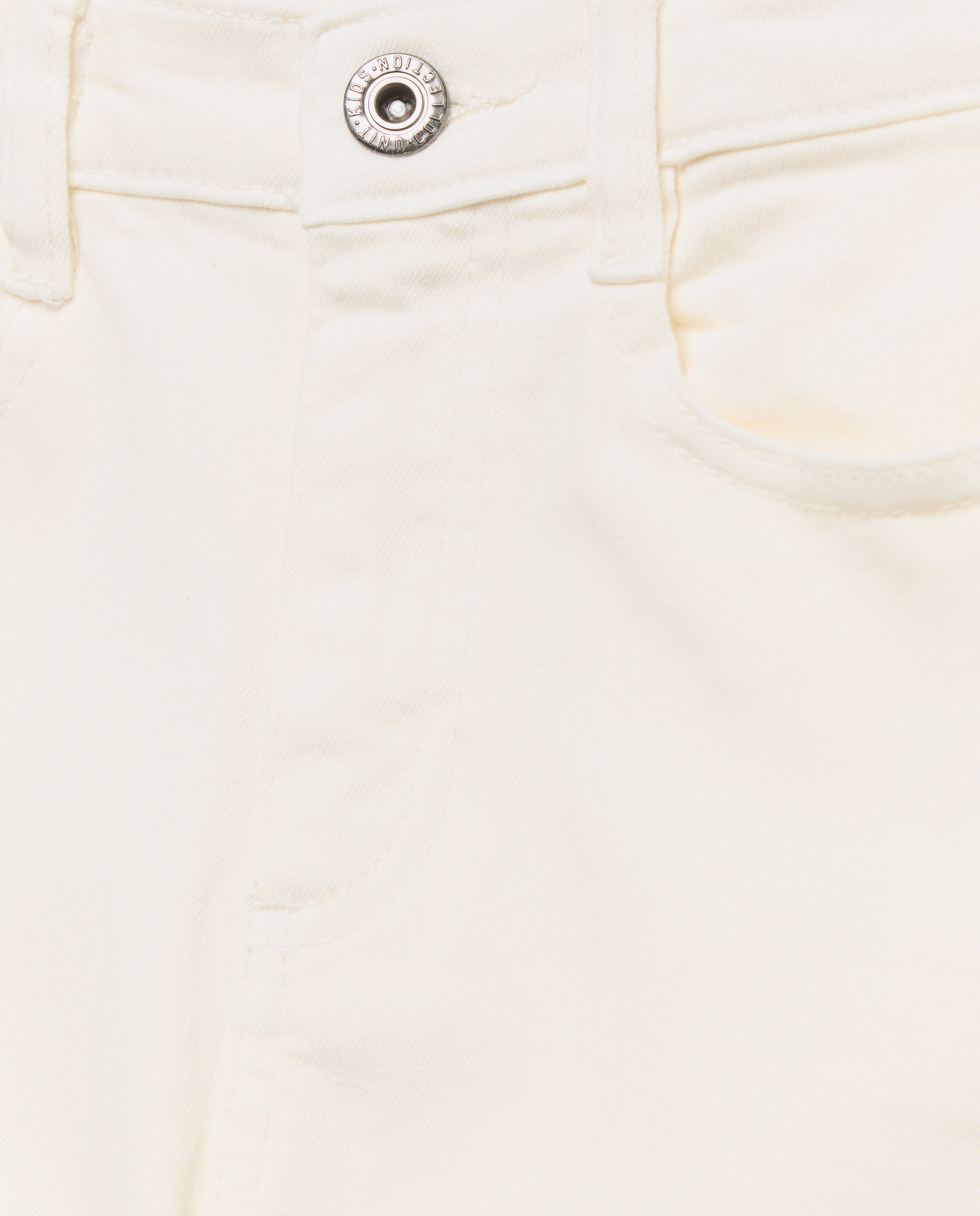 Pantalón de niño denim color 5 bolsillos 120 Crudo-3
