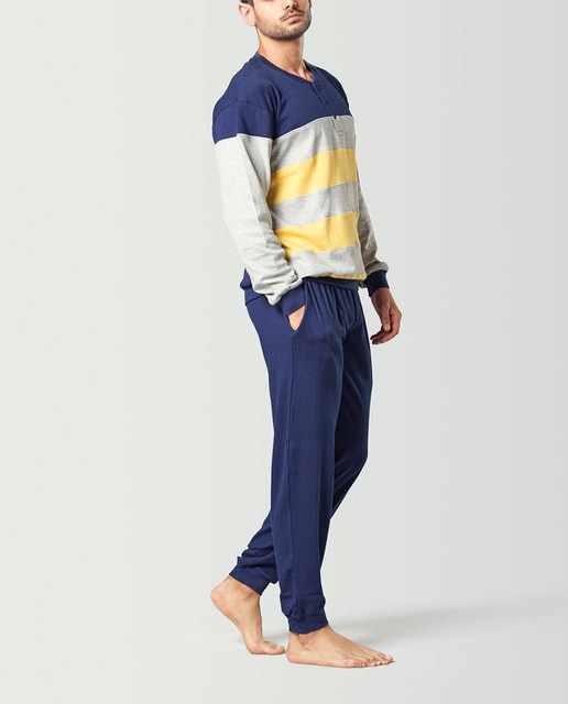 Imagen 0 de Pijama de hombre largo interlock