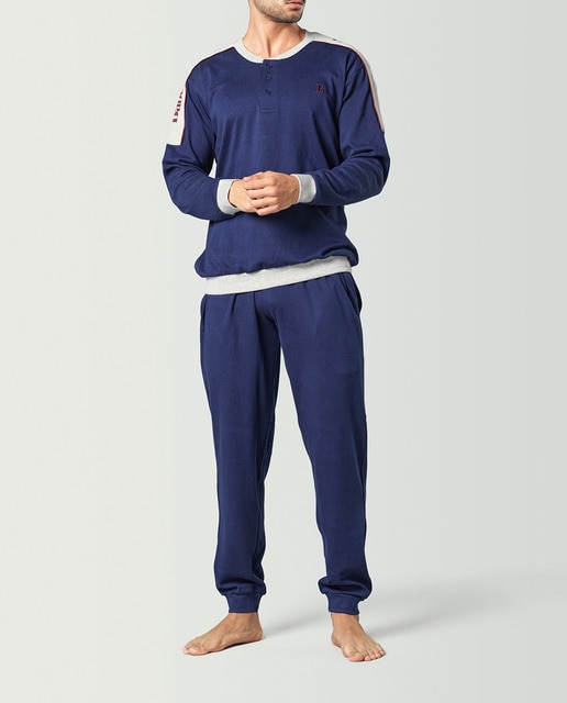 Imagen 0 de Pijama de hombre largo interlock