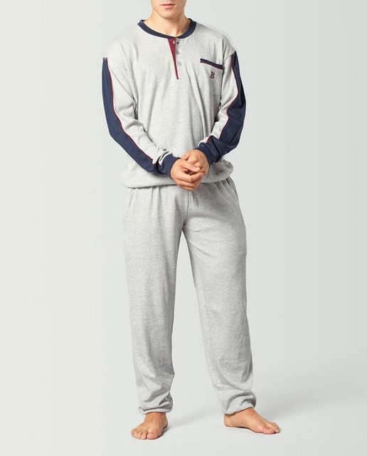 Imagen 0 de Pijama de hombre largo interlock