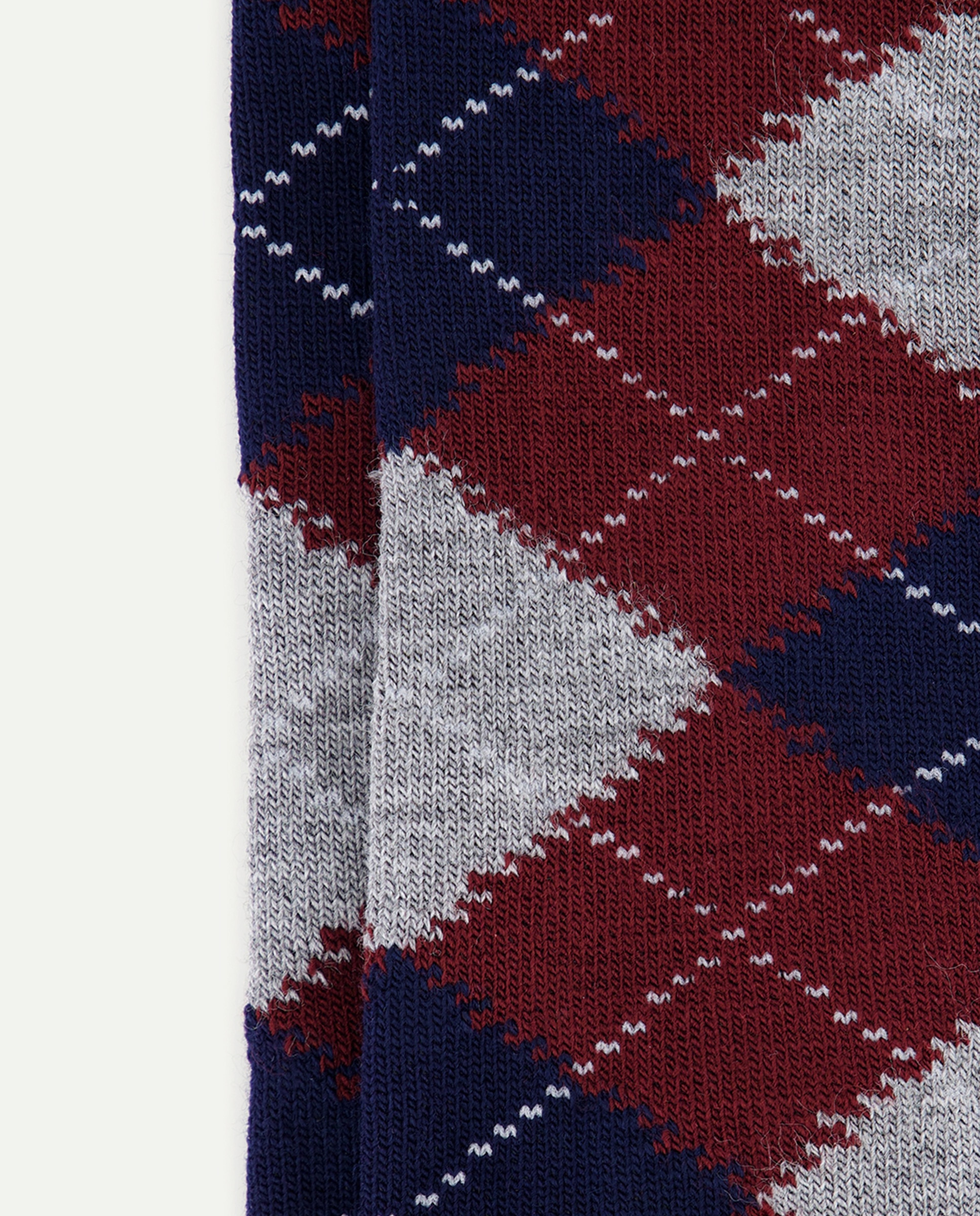 Calcetín infantil de rombos Morado-2