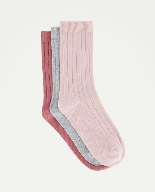 Imagen 0 de Pack 3 calcetines altos de niña de canale