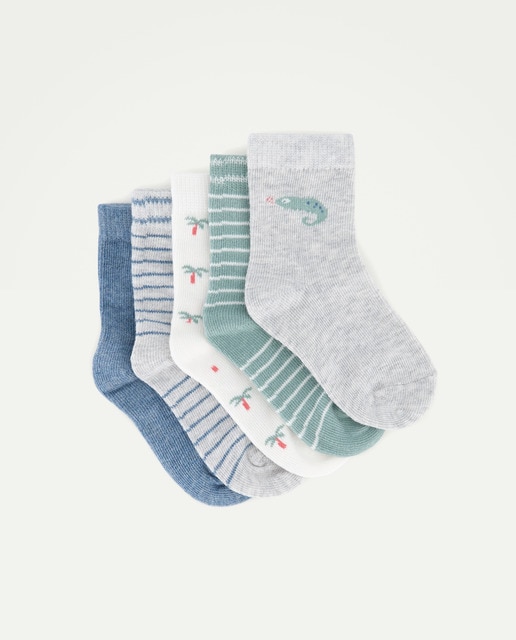 Imagen 0 de Pack 5 calcetines altos de bebé
