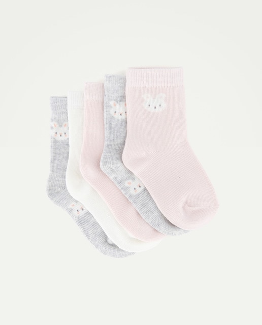 Imagen 0 de Pack 5 calcetines altos de bebé