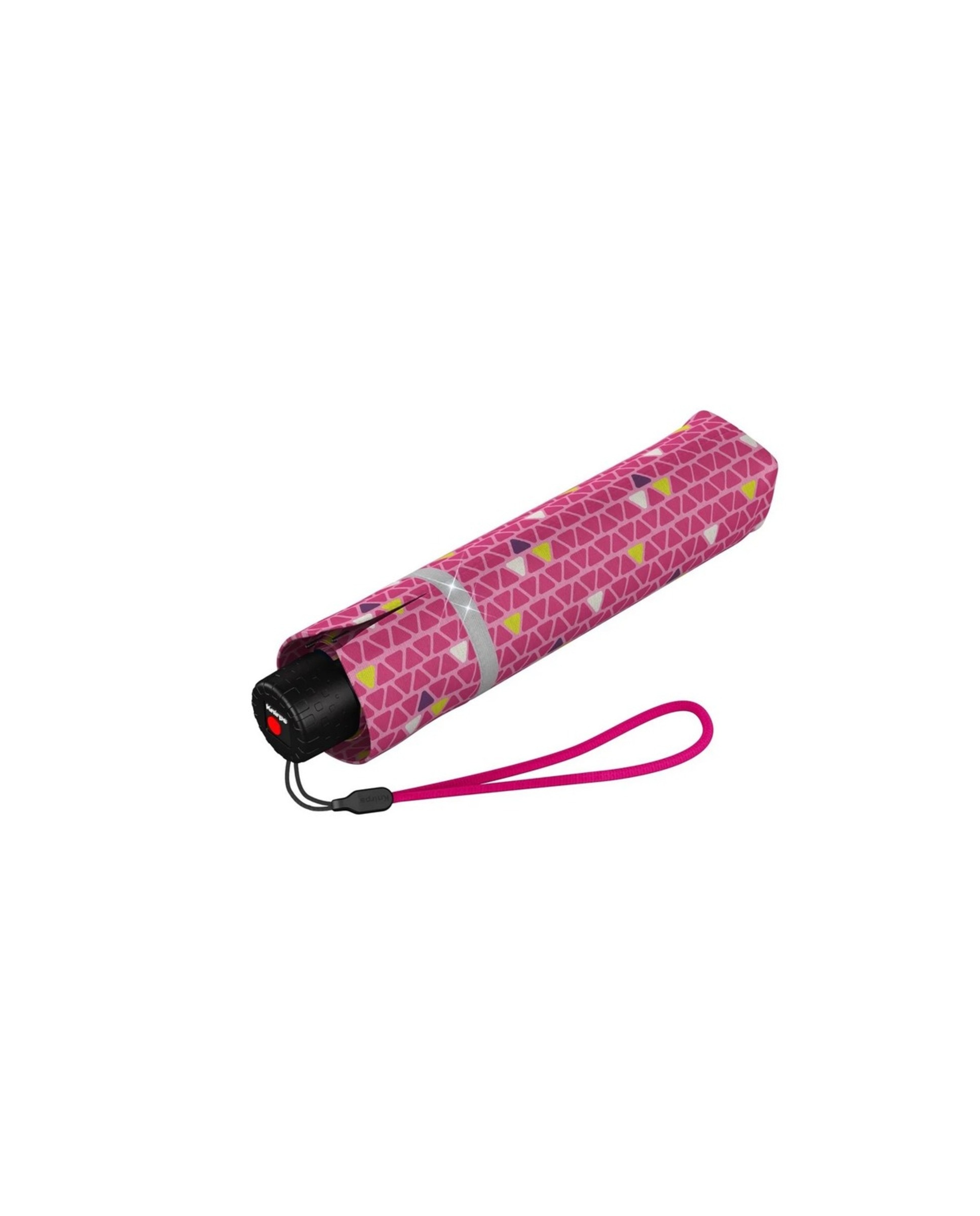 Imagem 0 de Guarda-chuva Knirps C.050 Rookie Manual, Reflexivo Dobrável ,Triplo Rosa