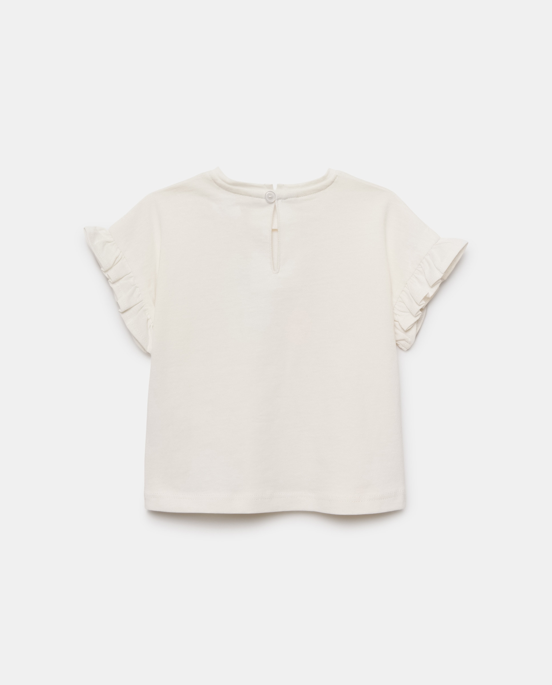 Camiseta bebé niña estampada Blanco roto-2