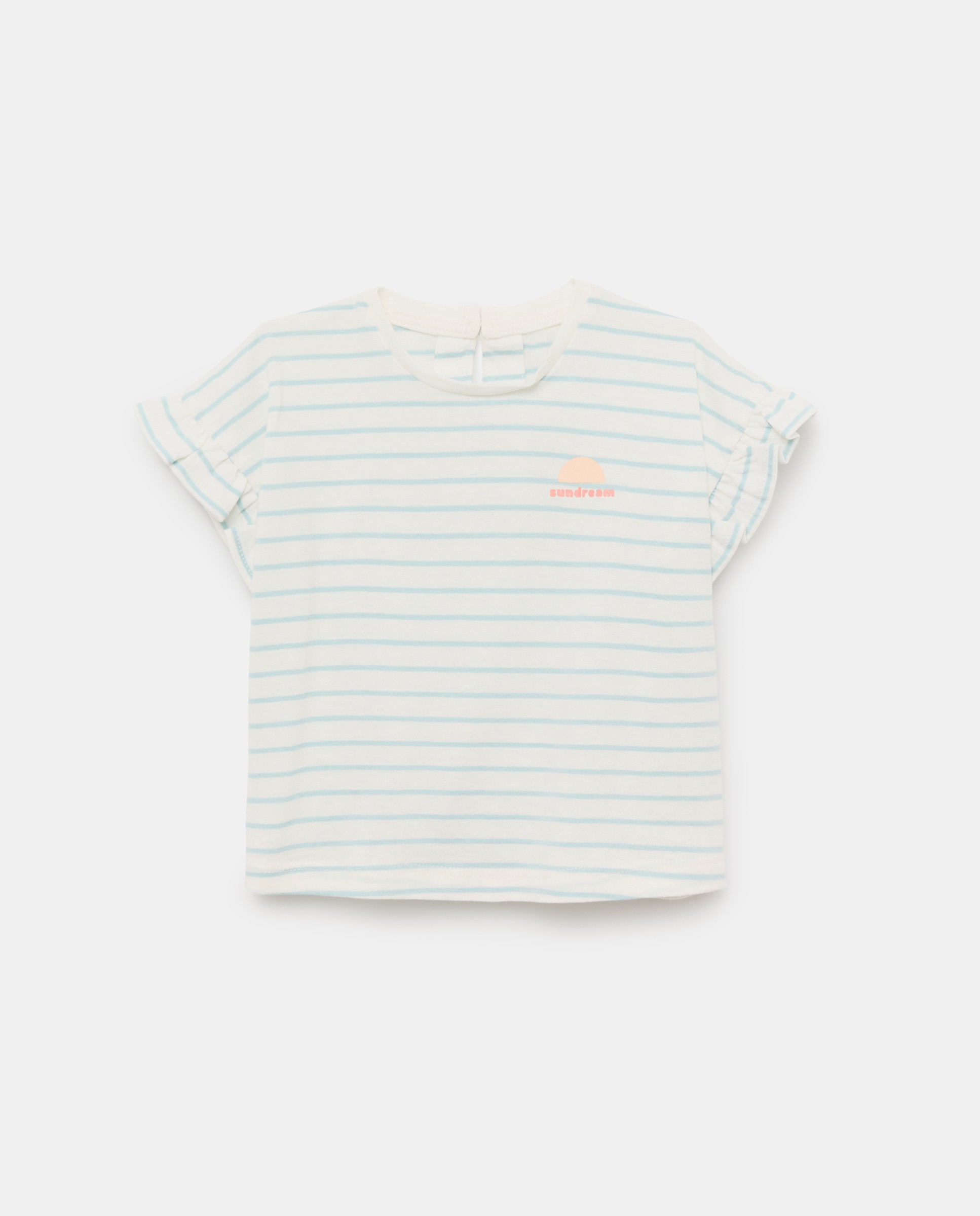 Camiseta bebé niña estampada Blanco-1