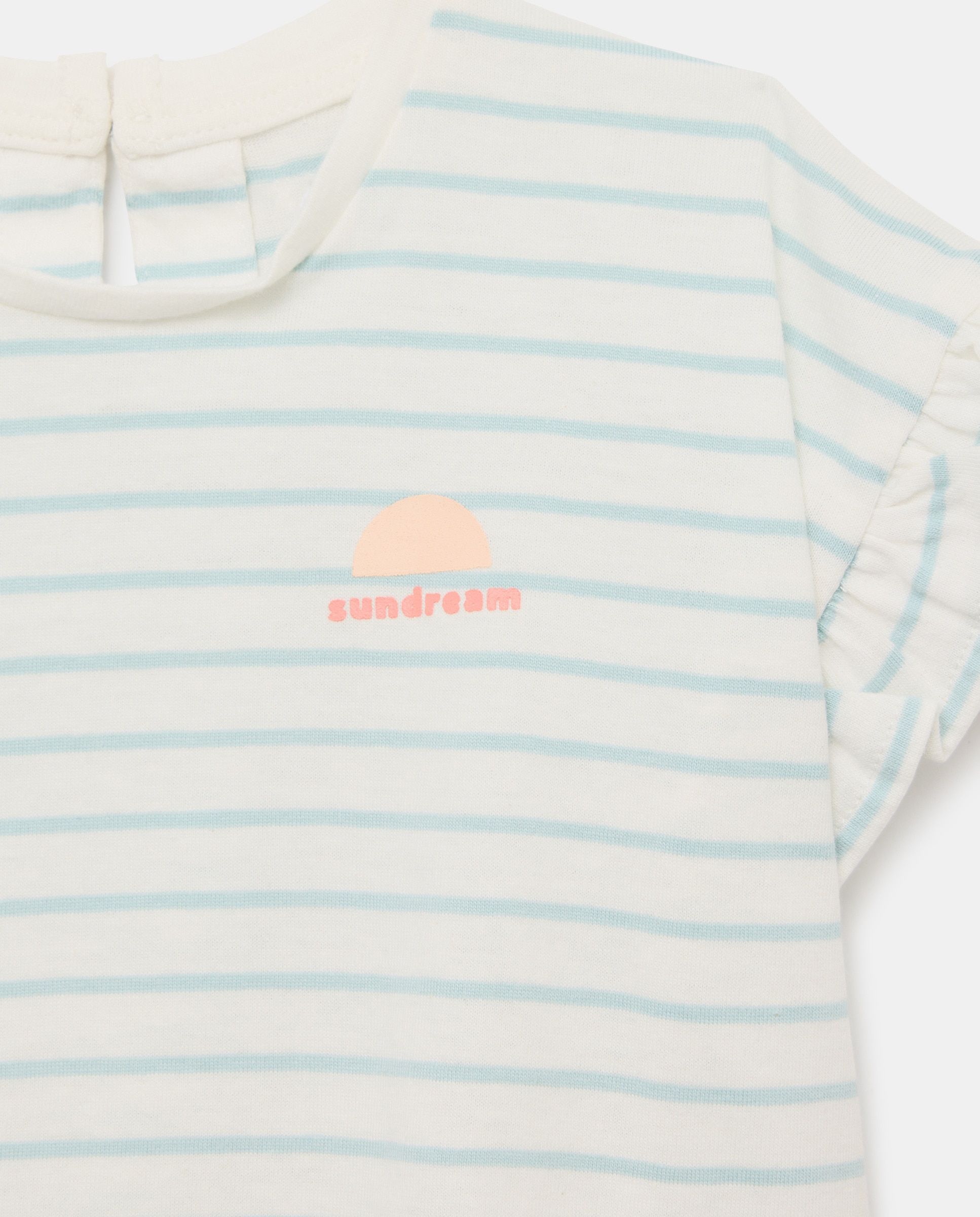 Camiseta bebé niña estampada Blanco-3
