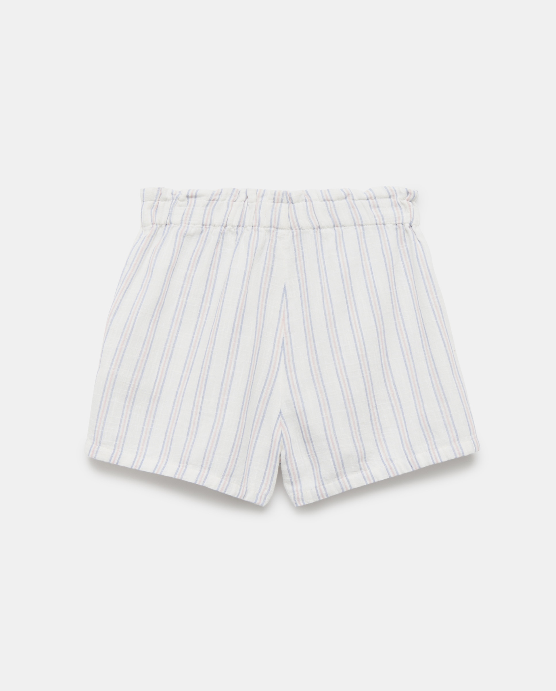 Short niña lino set 400 Azul-2