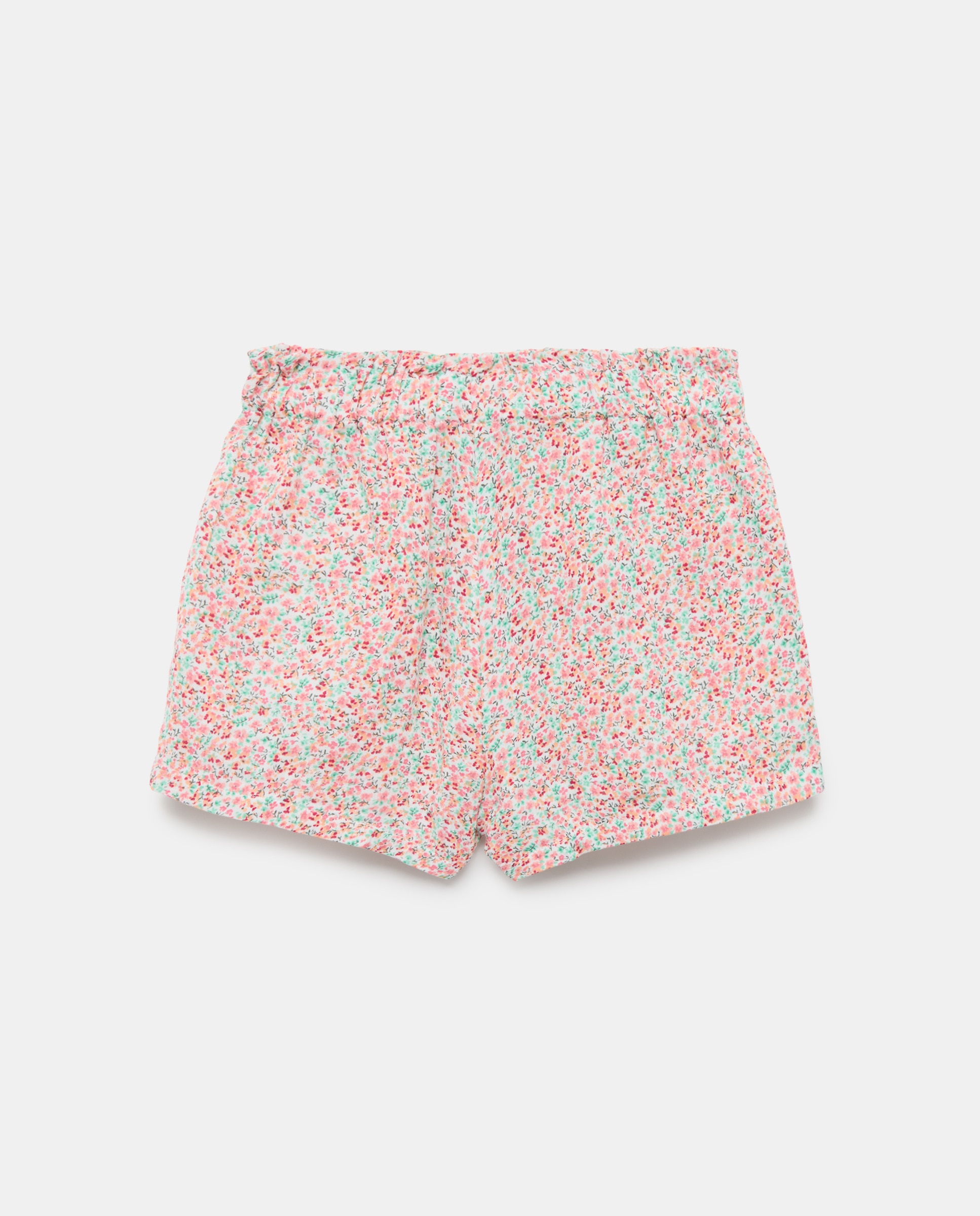 Short niña lino set Blanco roto-2