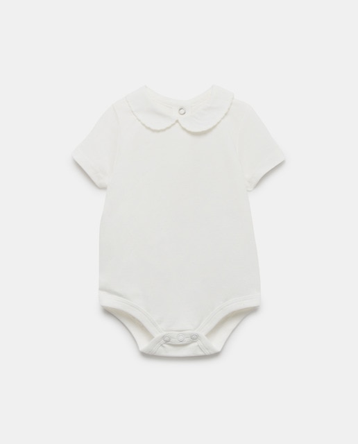 Imagen 0 de Body de recién nacido cuello ondas