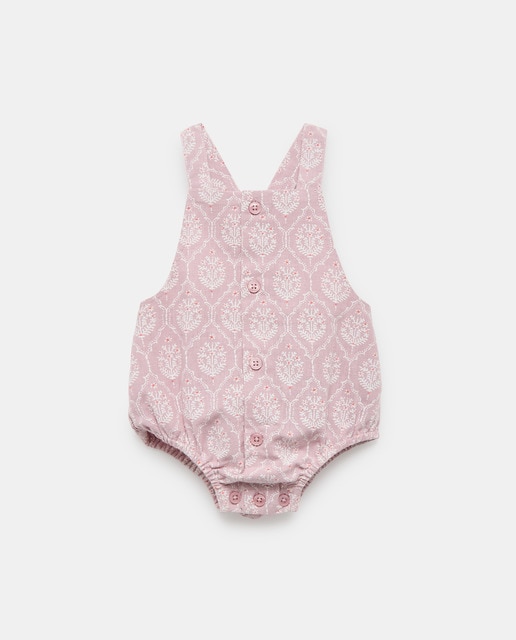 Imagen 0 de Ranita de recién nacido lino estampada