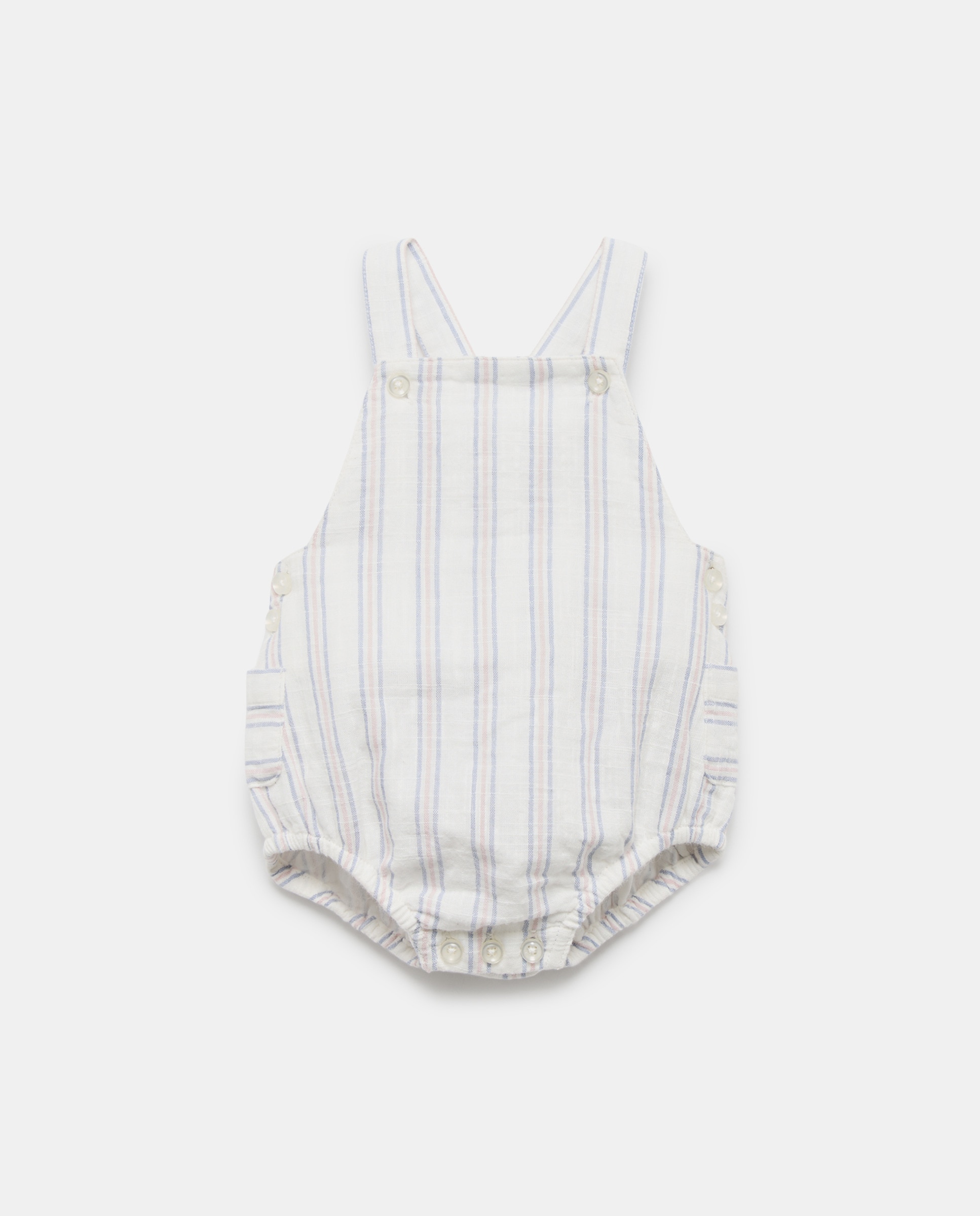 Imagen 0 de Ranita de recién nacido rayas tirantes