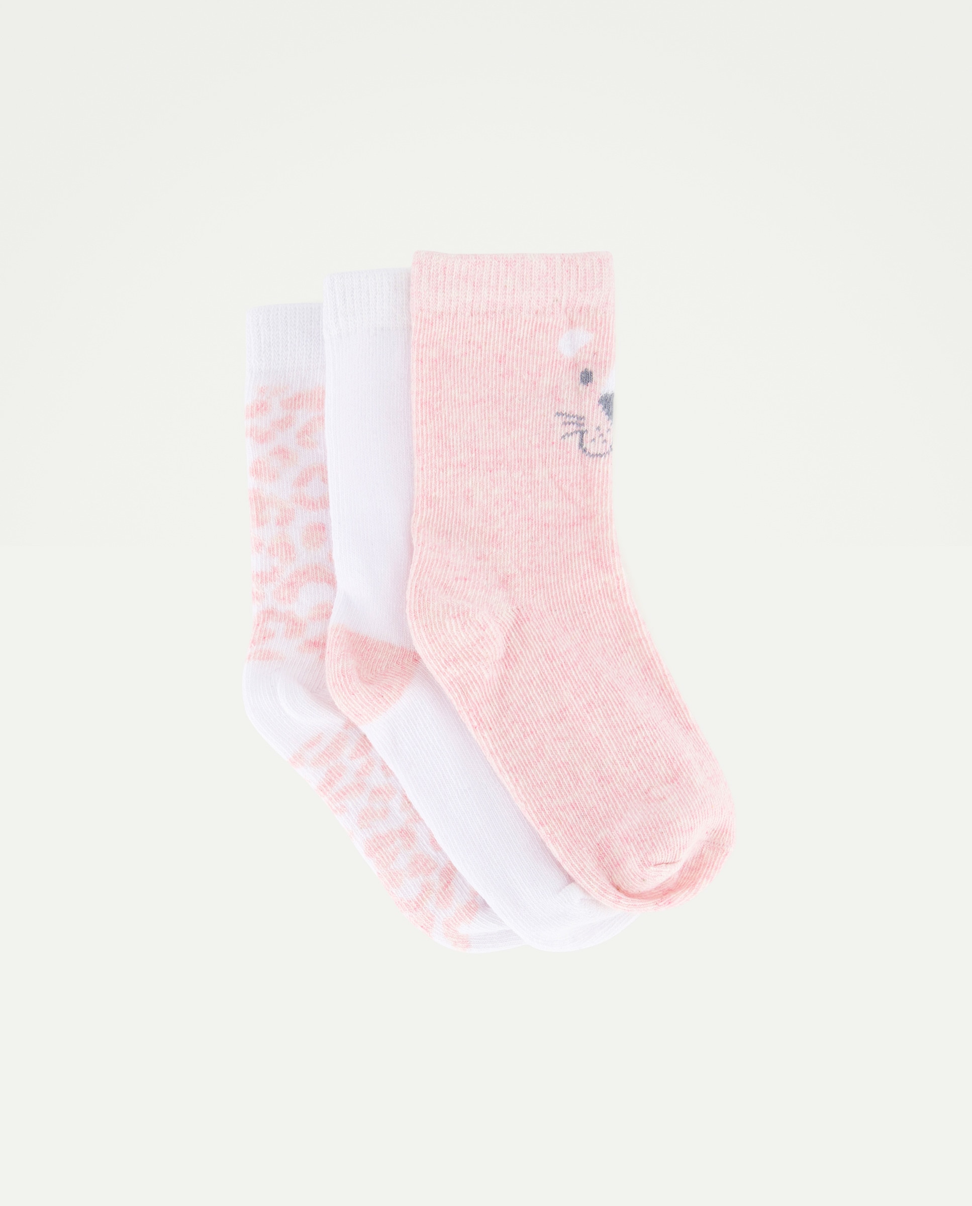 Imagem 0 de Pack de 3 Pares de Meias Curtas de Bebé com Fantasia