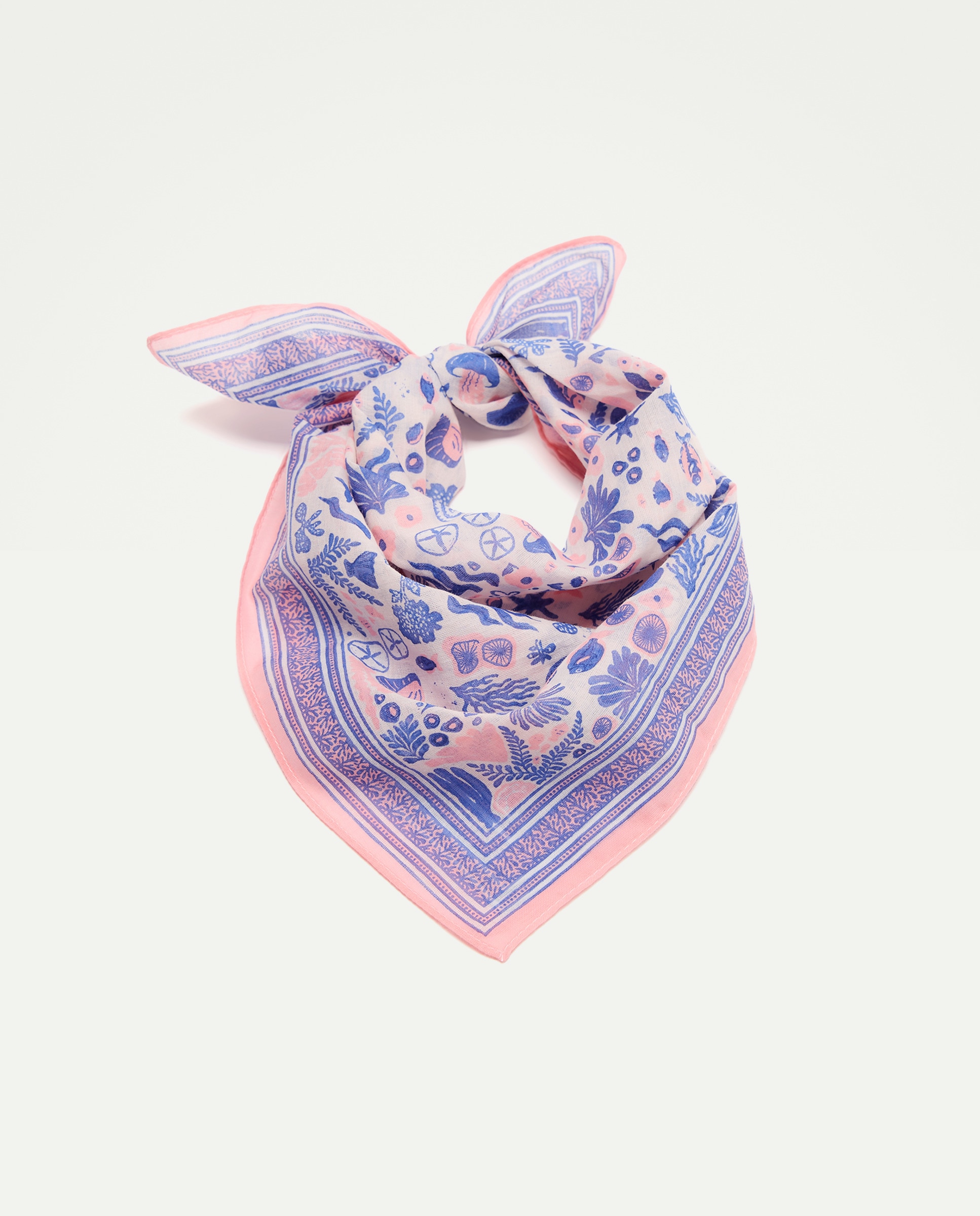 Lenço com Fantasia Branco-1