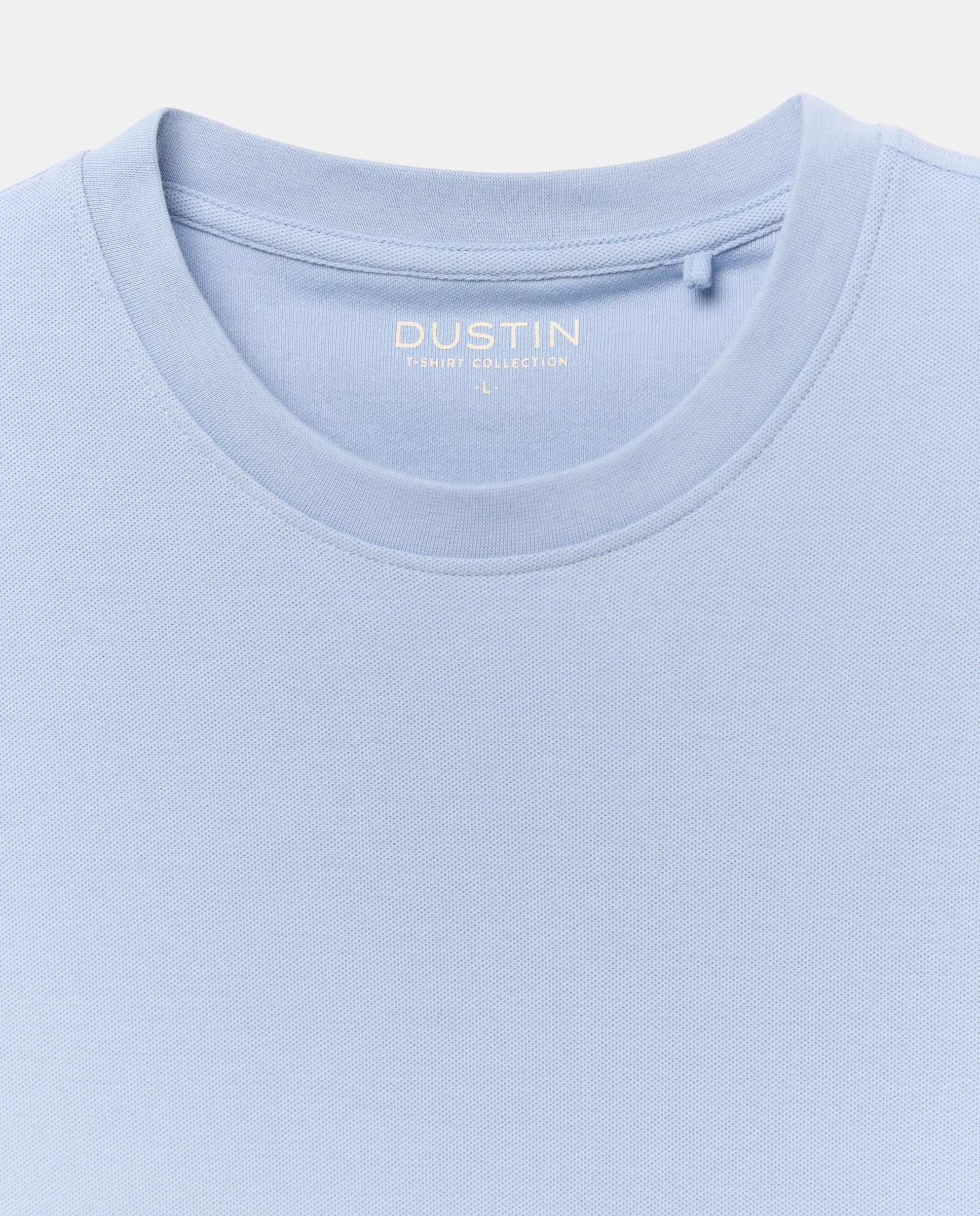 T-shirt com manga curta Azul-claro-6