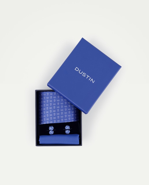 Imagem 0 de Estojo com Gravata de Seda, Botões de Punho e Lenço