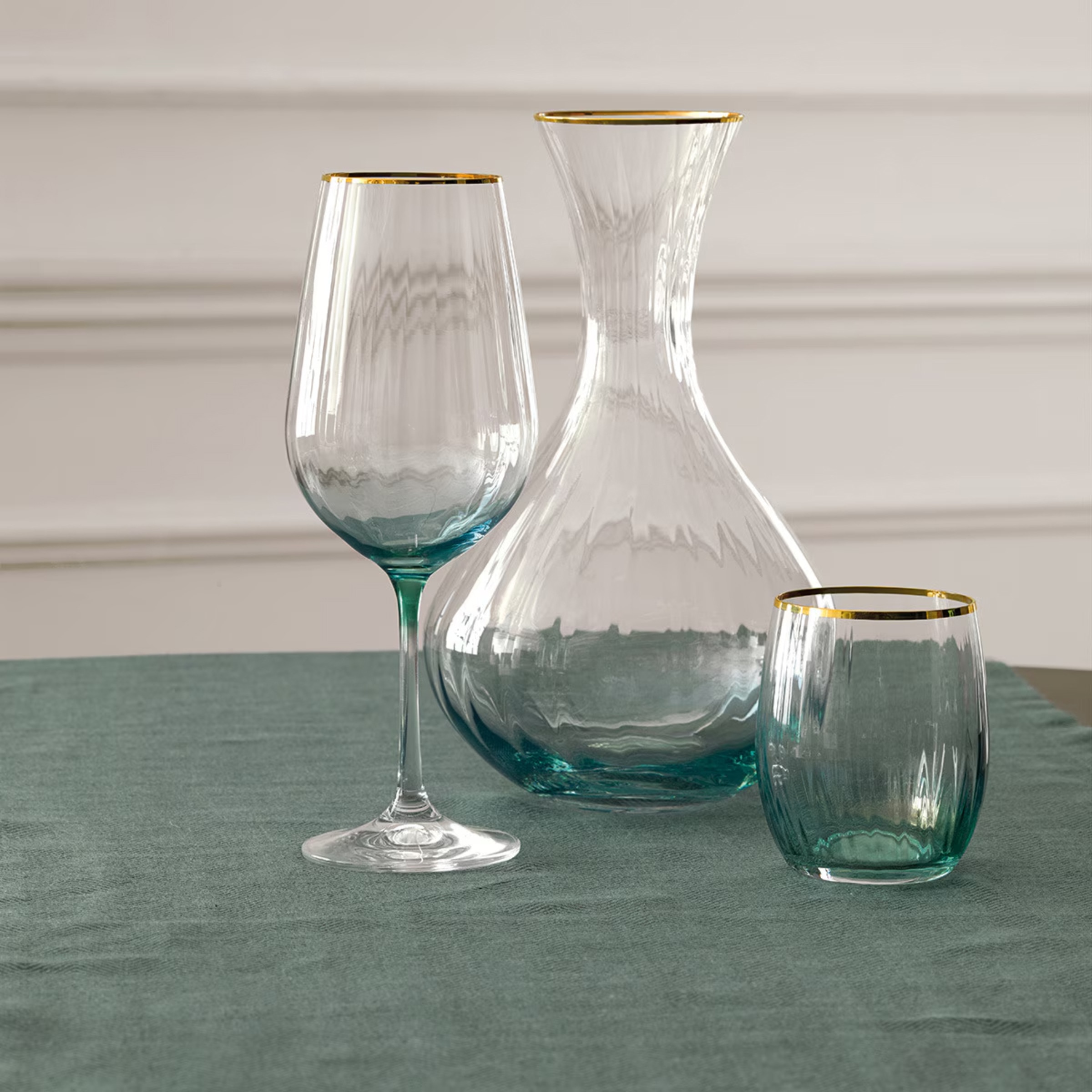 Serviço de cristal por peças Lido Verde El Corte Inglés 1