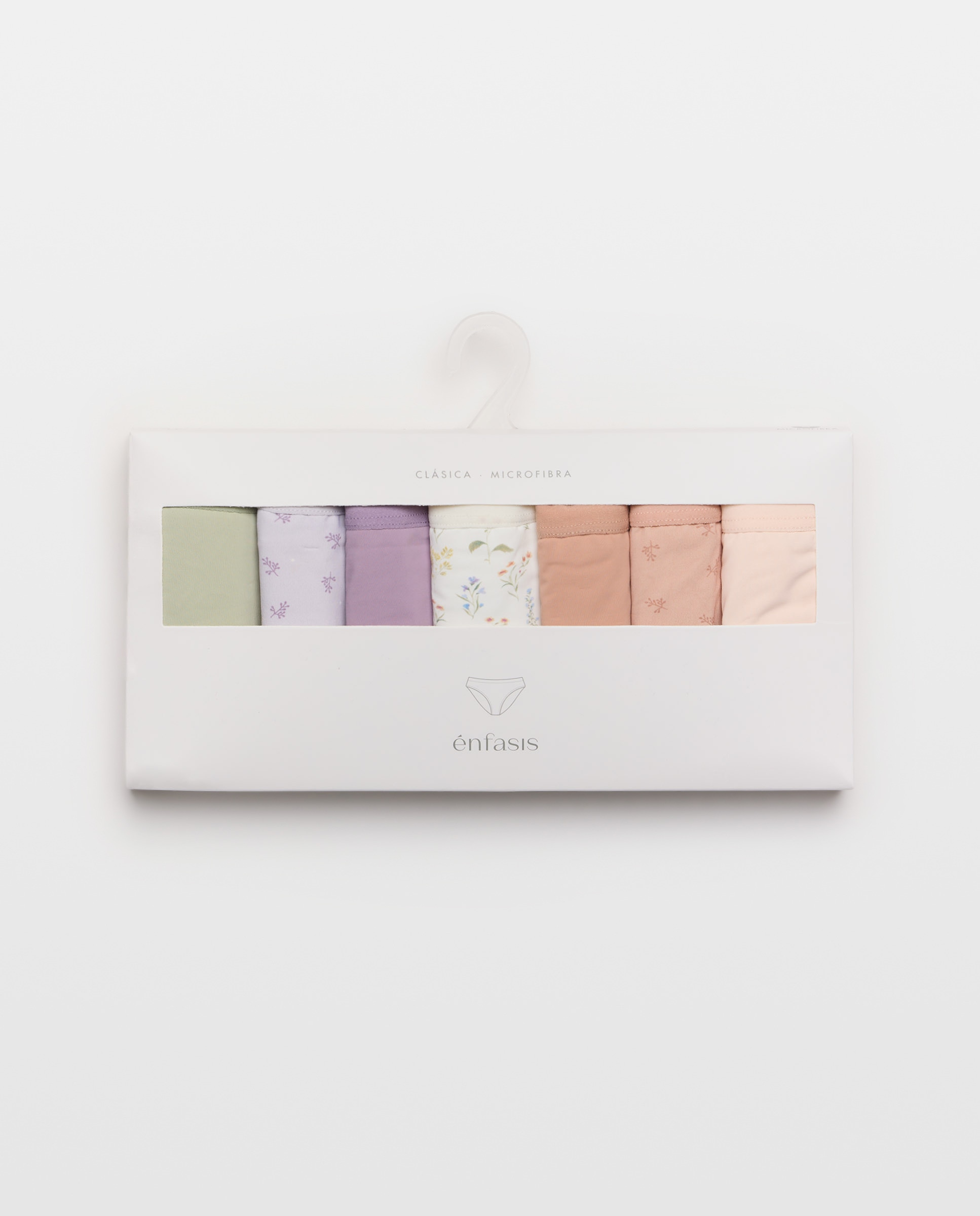 Pack de 7 Cuecas de Microfibra Floral Multicolor-6