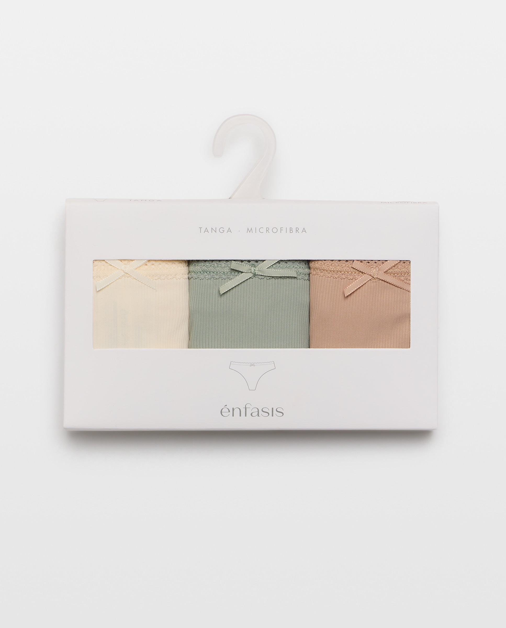 Pack de 3 Cuecas de Microfibra com Textura 530 Verde Escuro-6