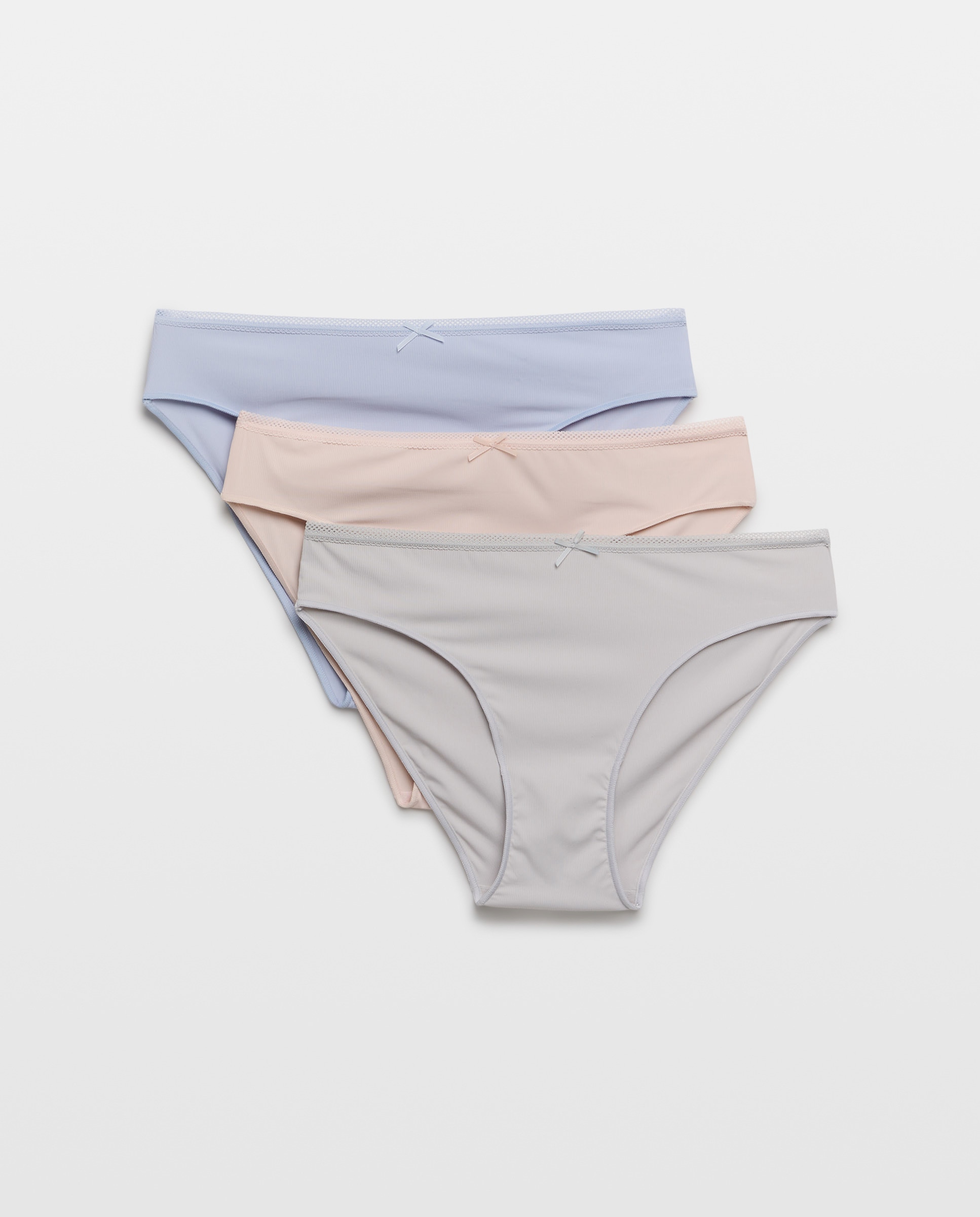 Pack de 3 Cuecas de Microfibra com Textura 200 Rosa-3